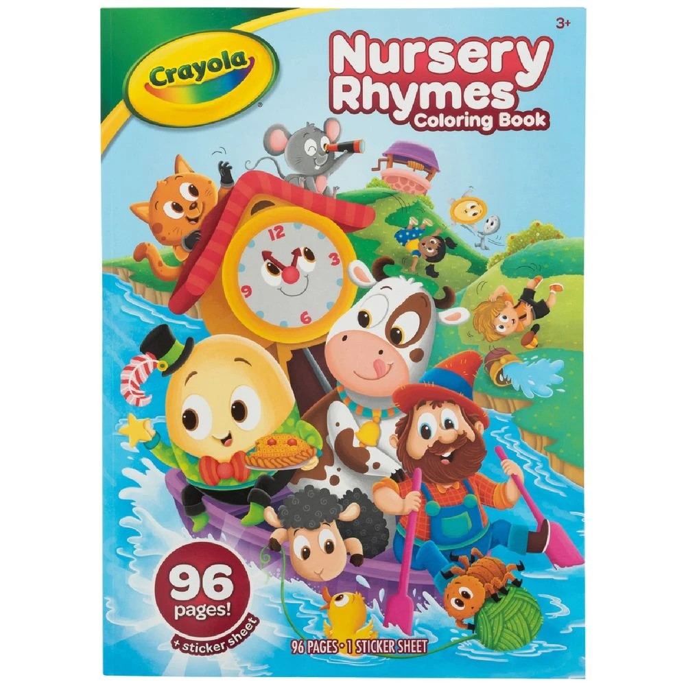 1 Crayola Nursery Rhymes Colouring Book 96 Pages, 1 of 3