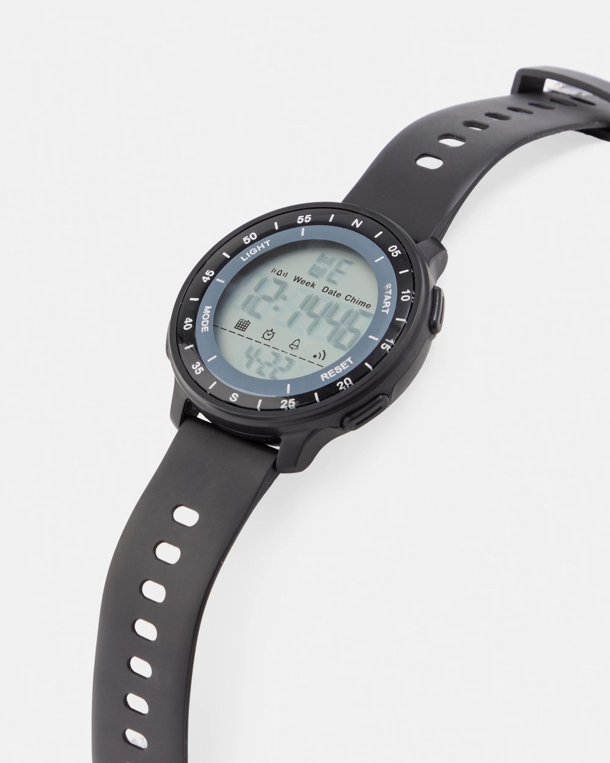 3 Active Round Watch with Dial - Black Black, 3 of 5