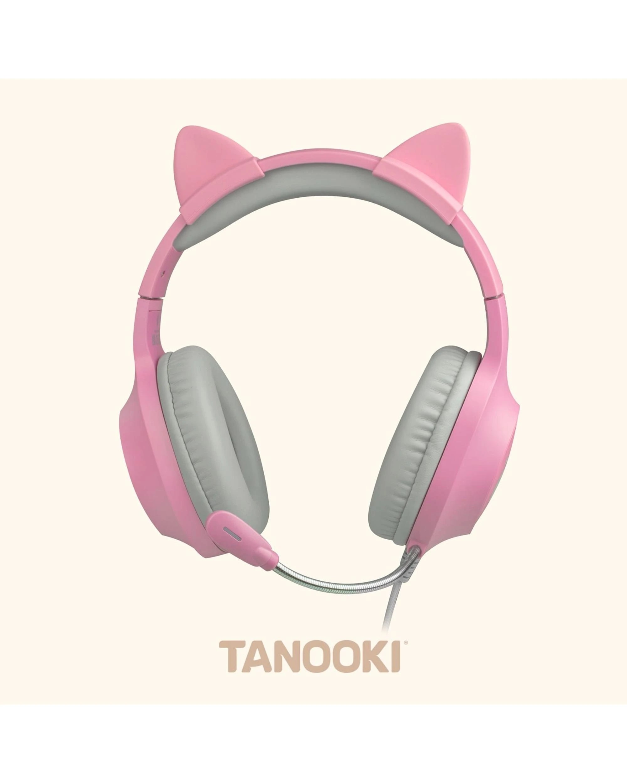 4 FR-TEC Tanooki Wired Gaming Headset - Pink, 4 of 7