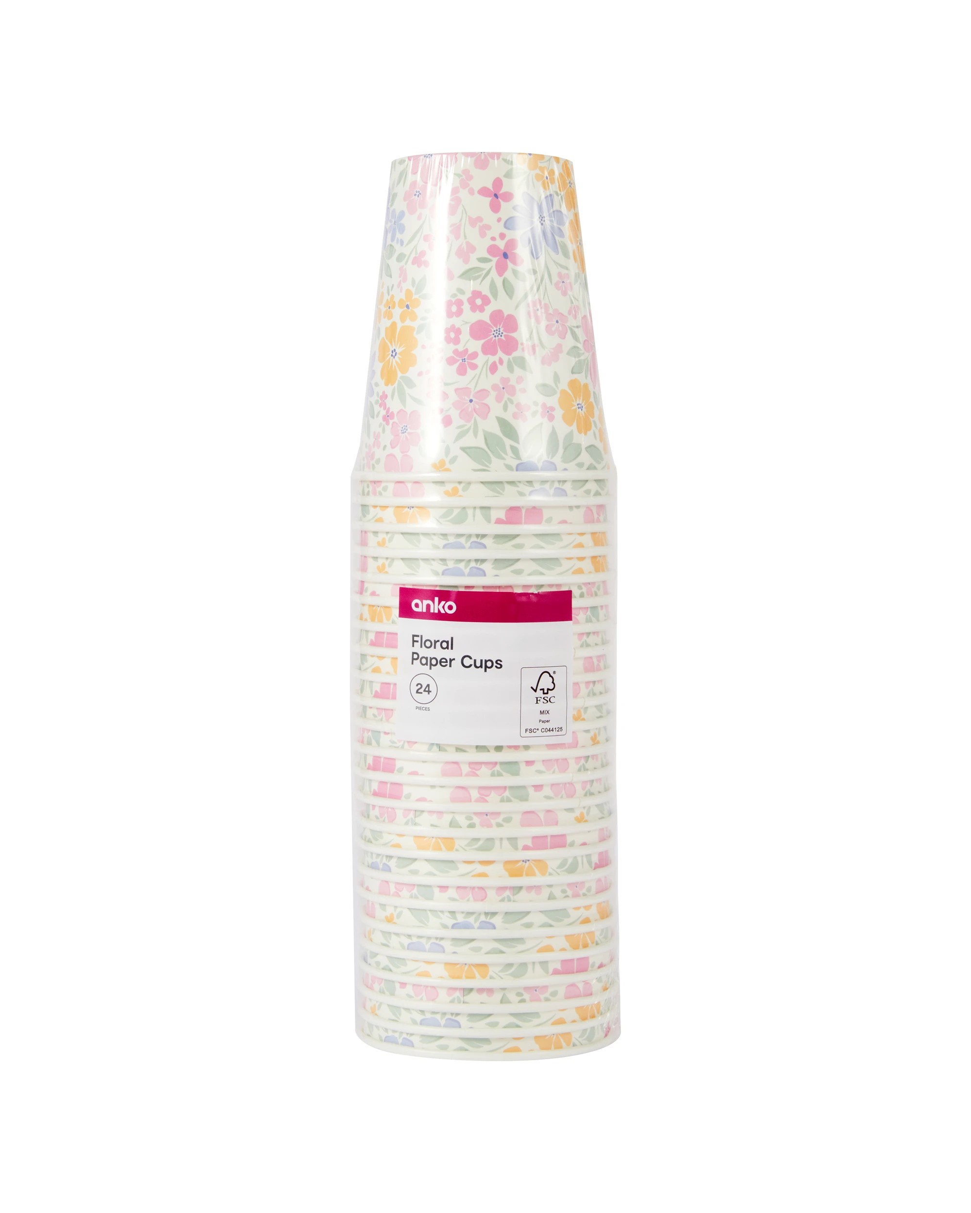 3 24 Pack Floral Paper Cups, 3 of 3