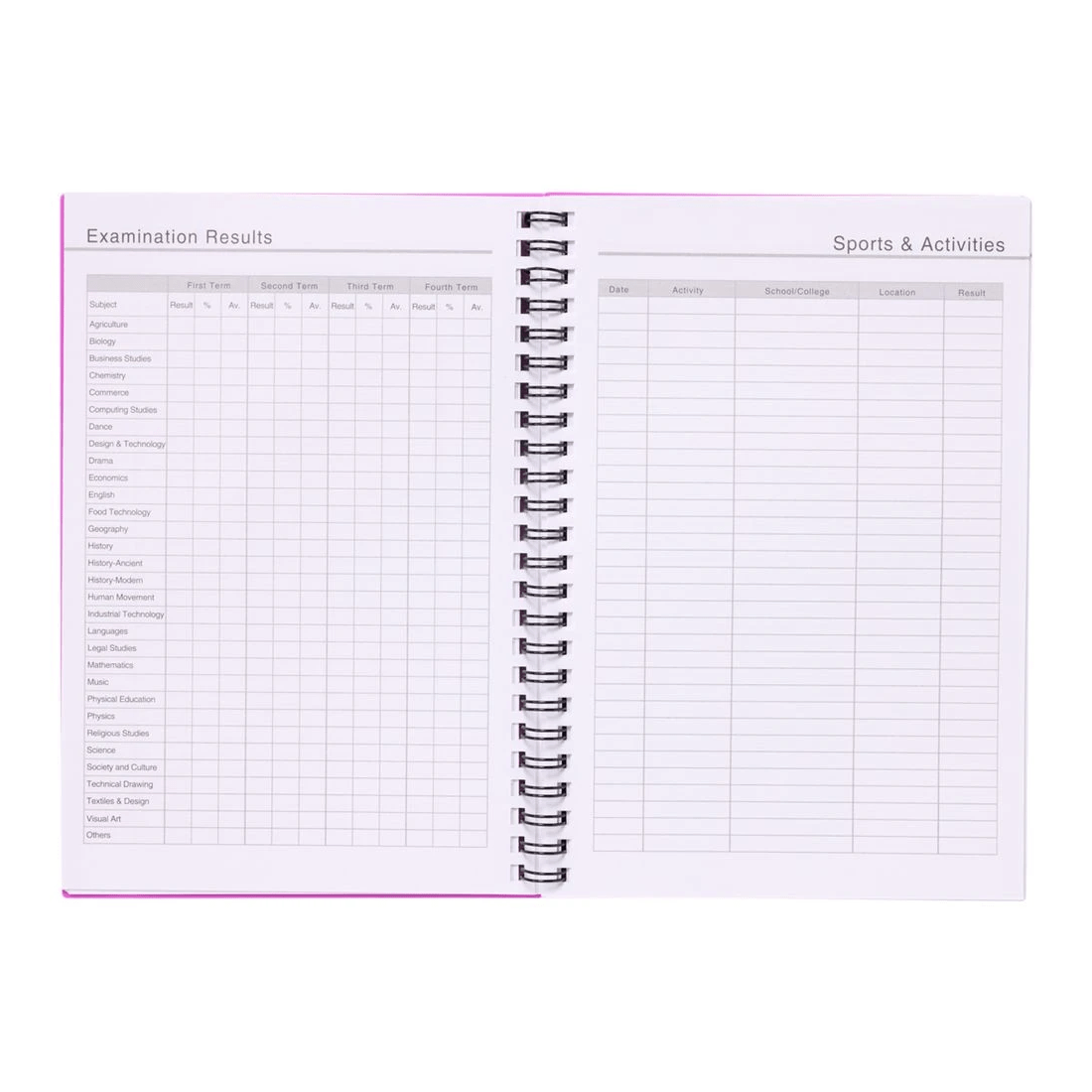 6 Studymate A5 Student Diary Week To View Fuchsia, 6 of 8