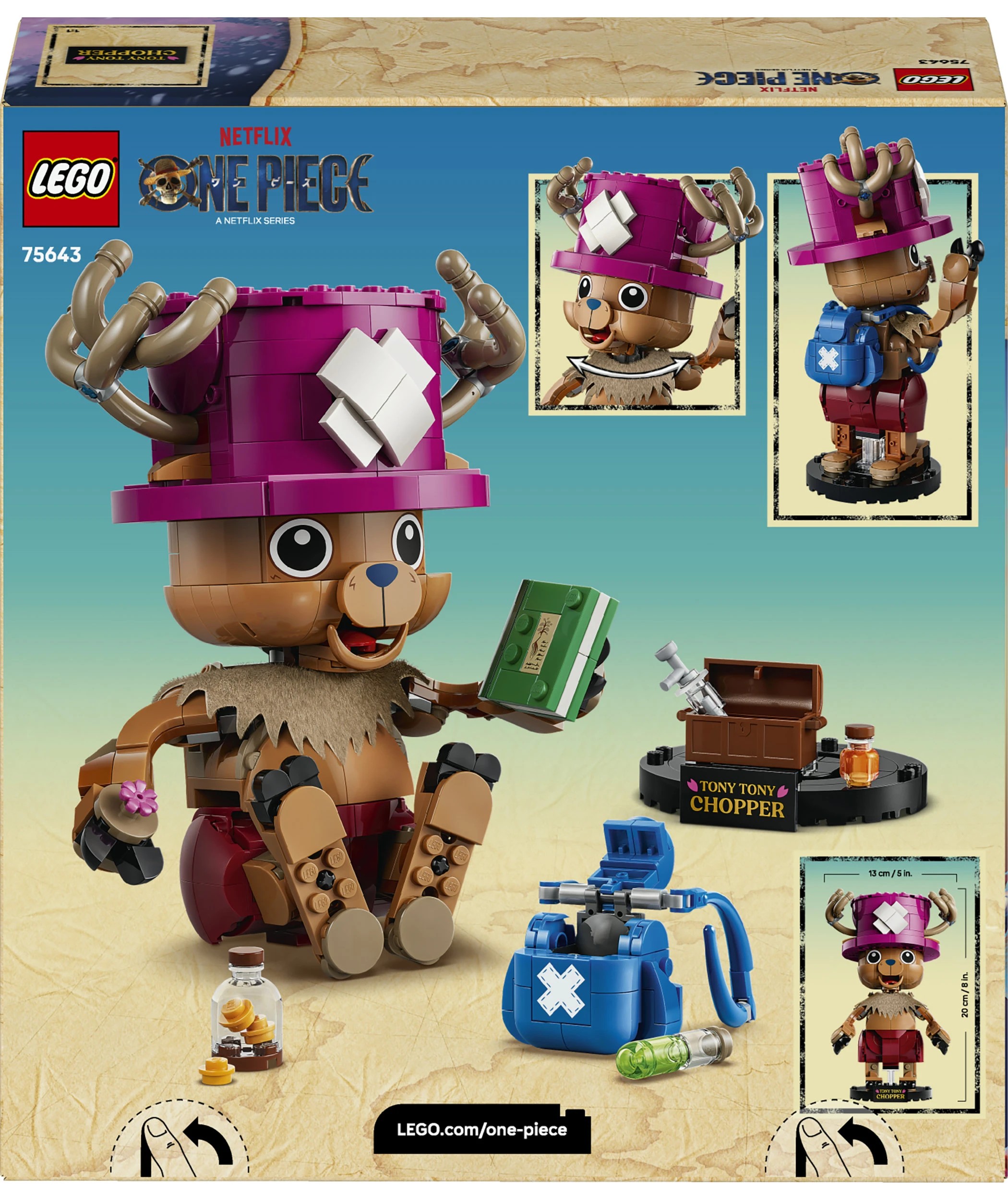 10 LEGO ONE PIECE Tony Tony Chopper 75643, 10 of 10