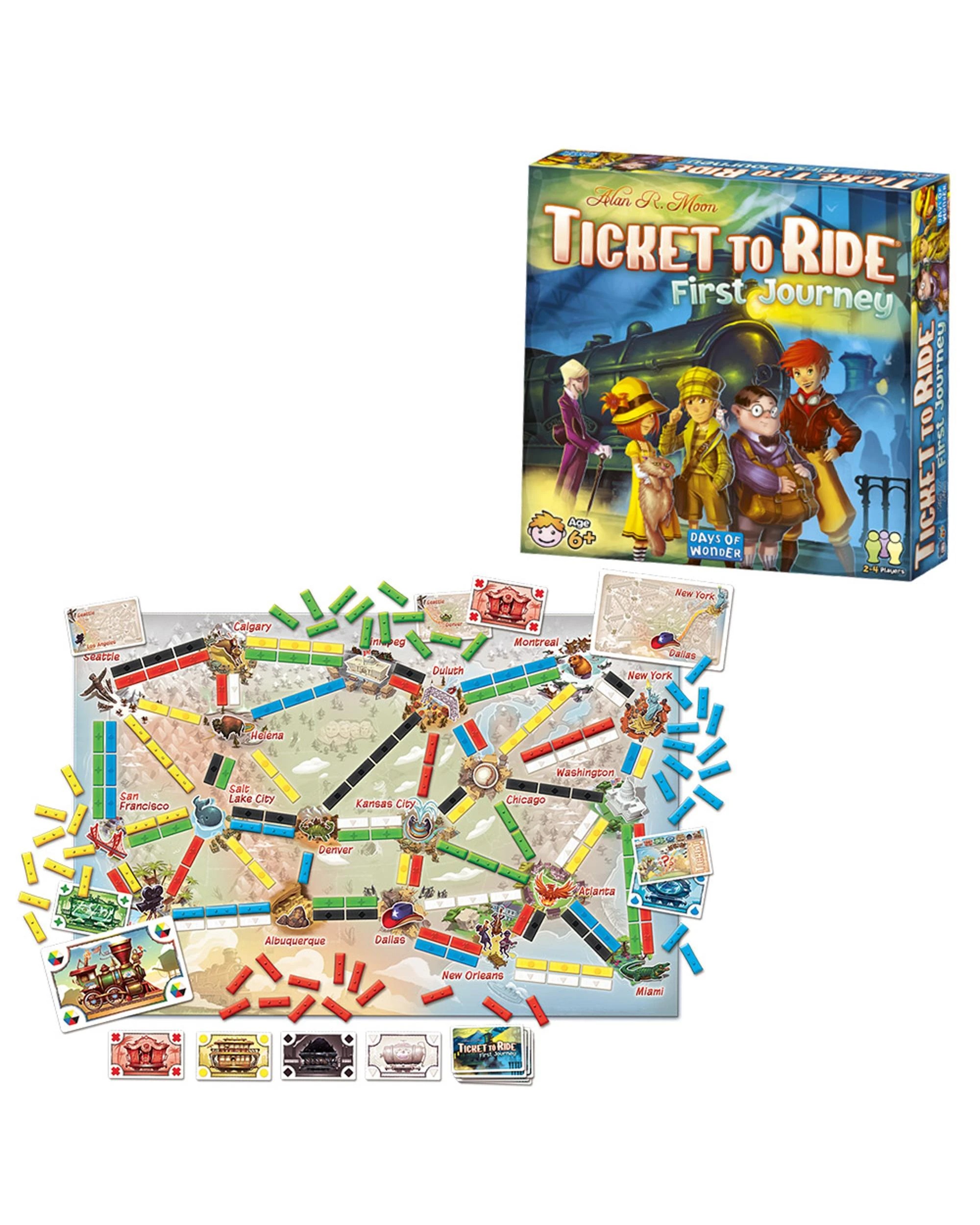 3 Ticket to Ride: First Journey Board Game, 3 of 3