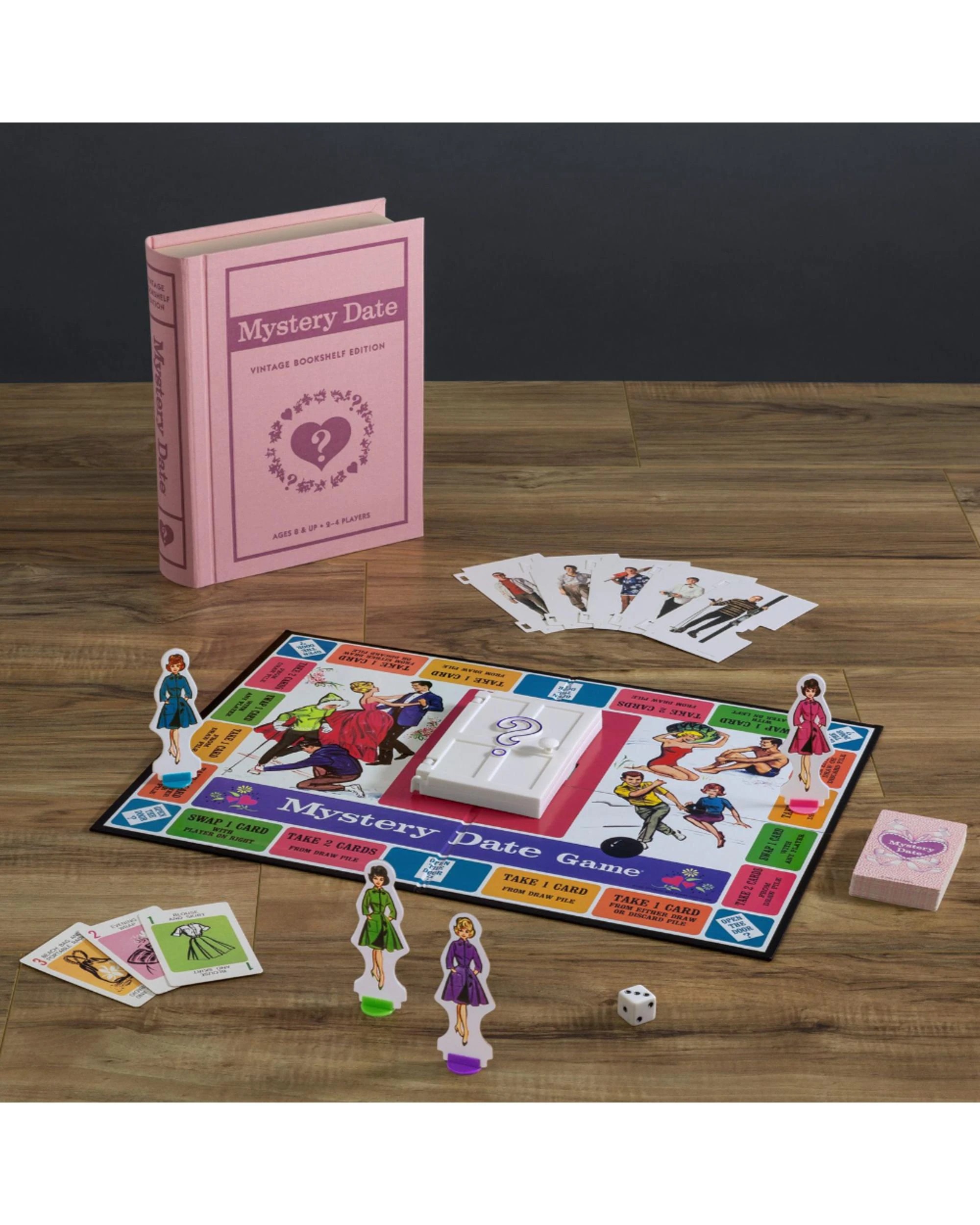 4 Mystery Date Vintage Bookshelf Edition Board Game, 4 of 5