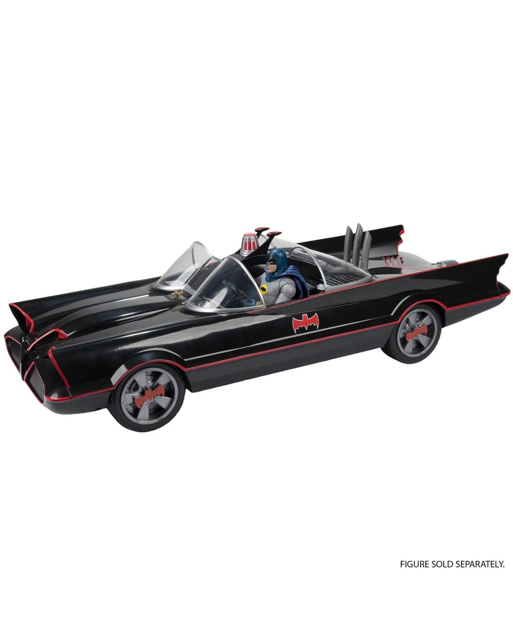 2 DC Multiverse Batman: Classic TV Series Batmobile 21 inch Vehicle, 2 of 9