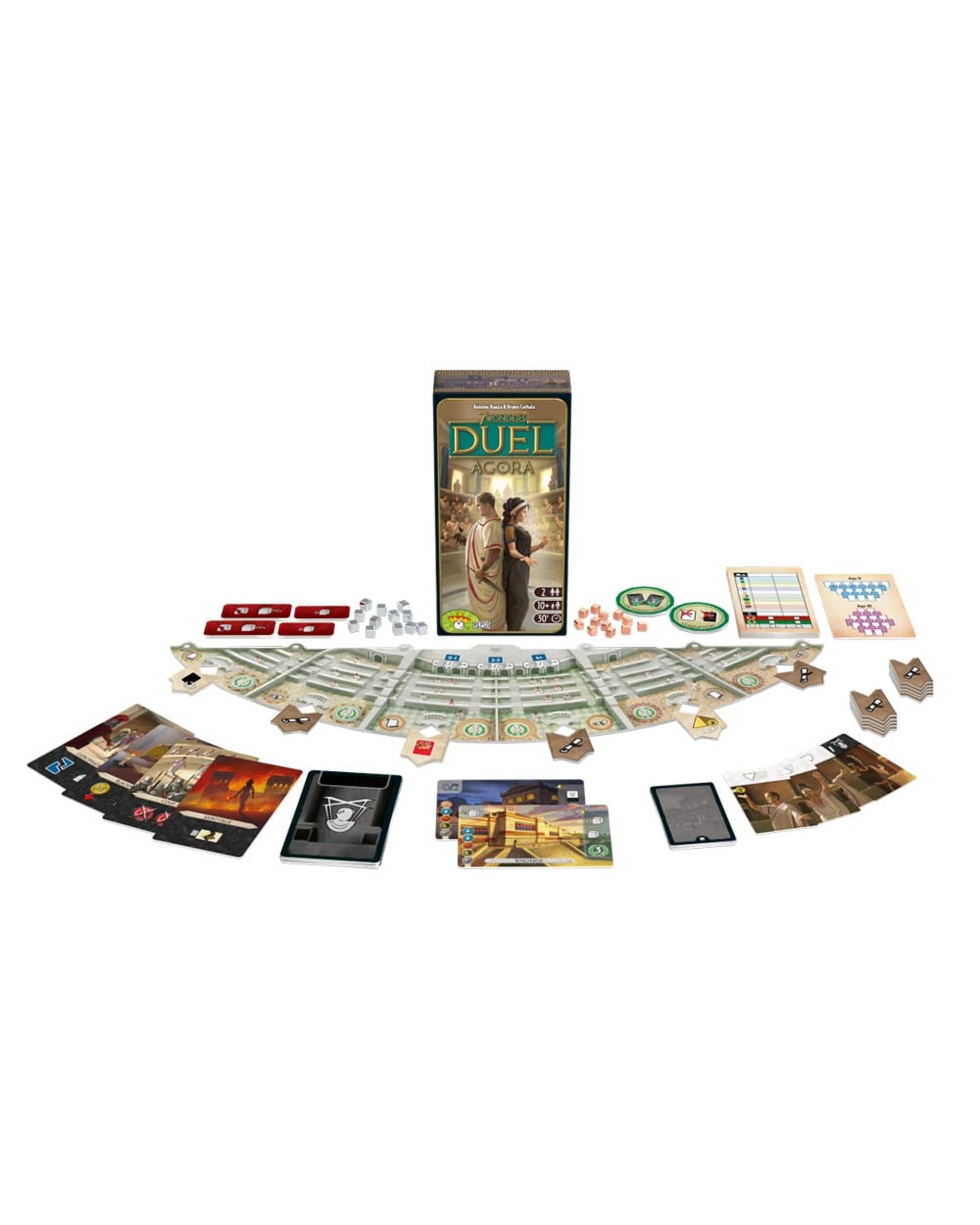 2 7 Wonders Duel: Agora Expansion Board Game, 2 of 5