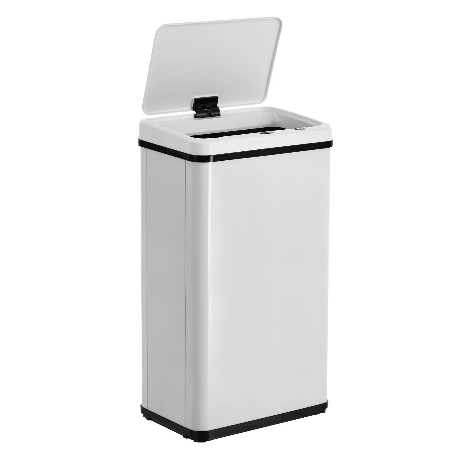 4 Oikiture 50L Motion Sensor Bin Automatic Rubbish Trash Can - White, 4 of 7