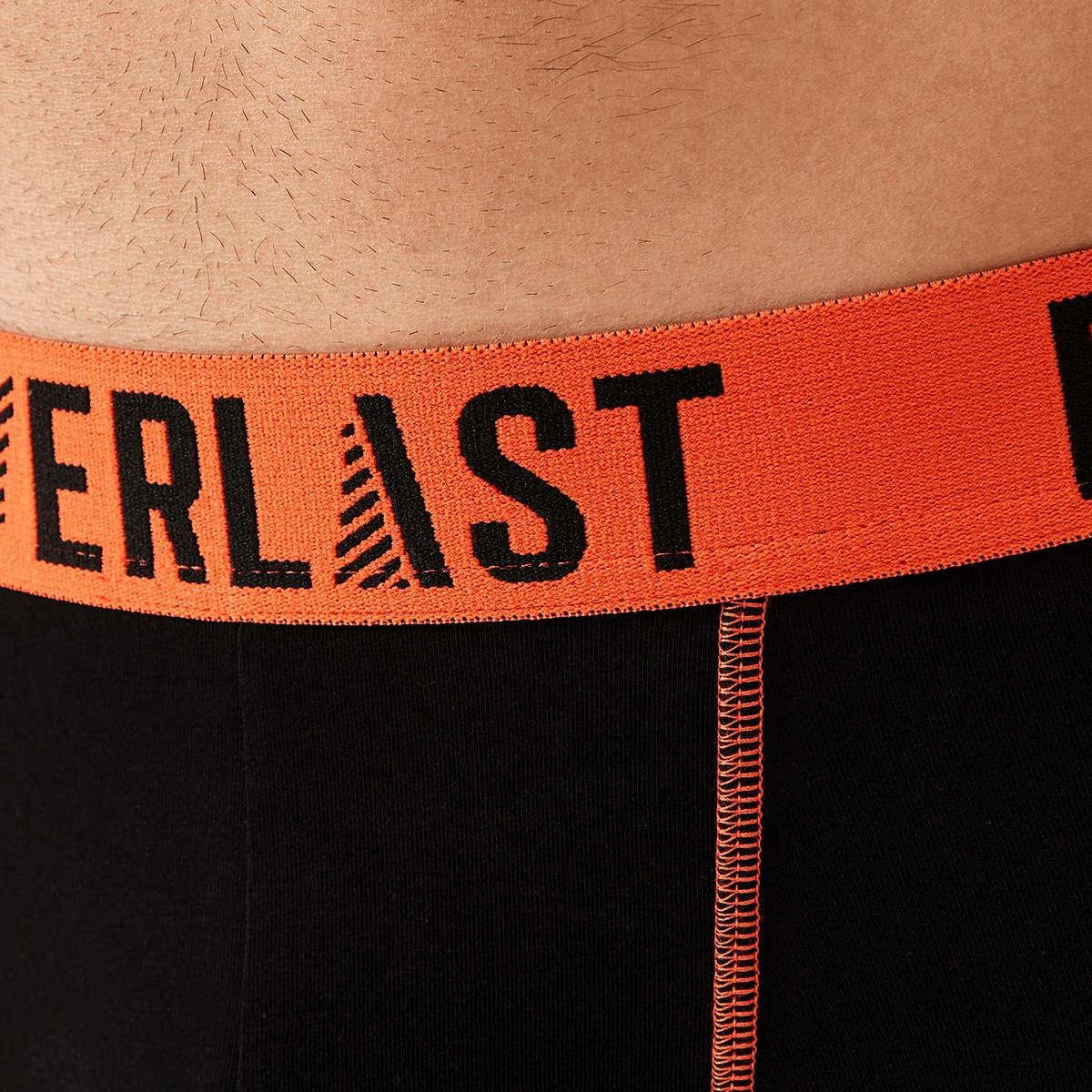 7 3 Pack Everlast Mens Mid Length Trunks Black, 7 of 7