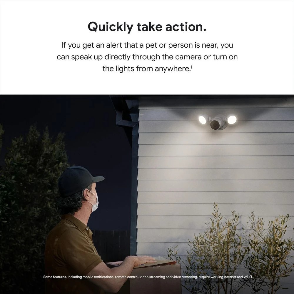 7 Google Nest Cam Outdoor with Floodlight, 7 of 10