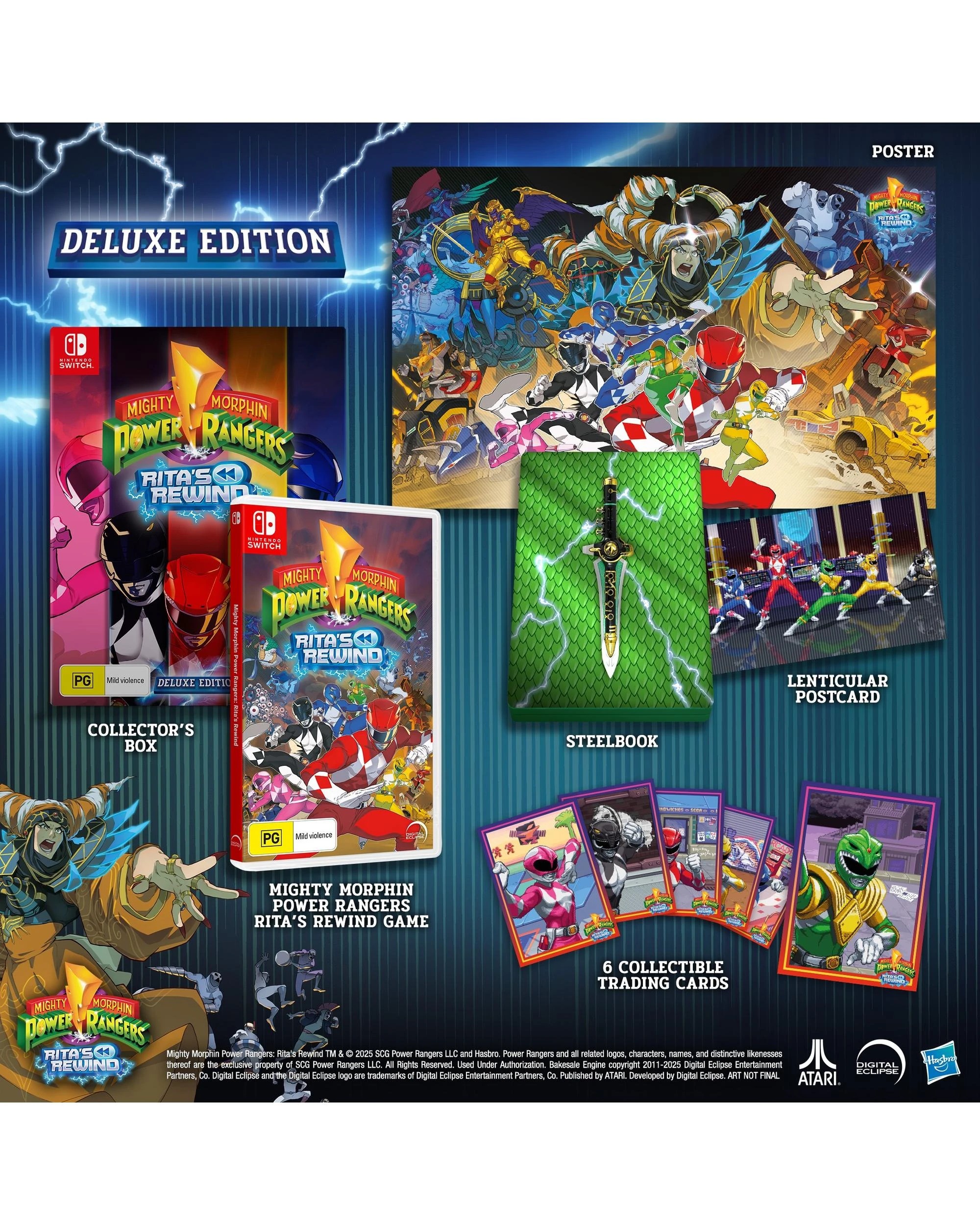 2 Atari Mighty Morphin Power Rangers: Rita's Rewind Deluxe Edition - Switch, 2 of 10