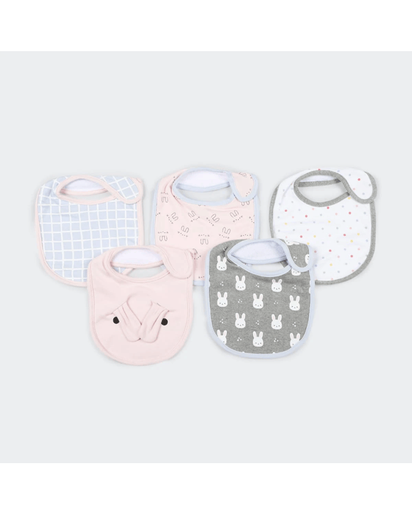 5 Pack Bibs - Bunny