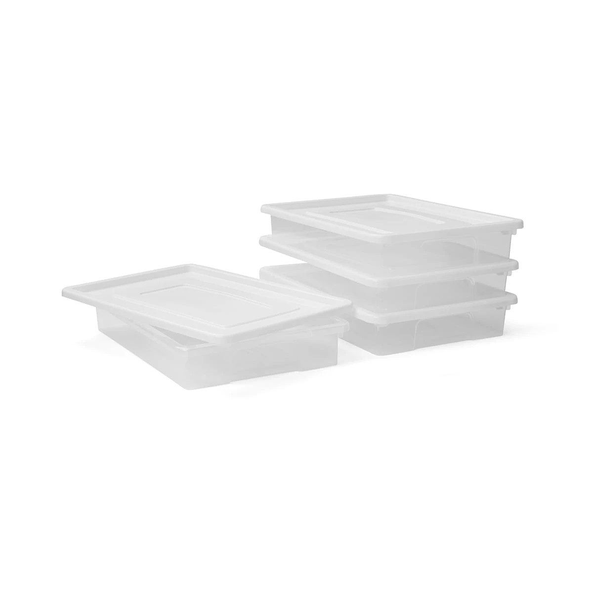 2 4 Pack 5L Storage Boxes, 2 of 5