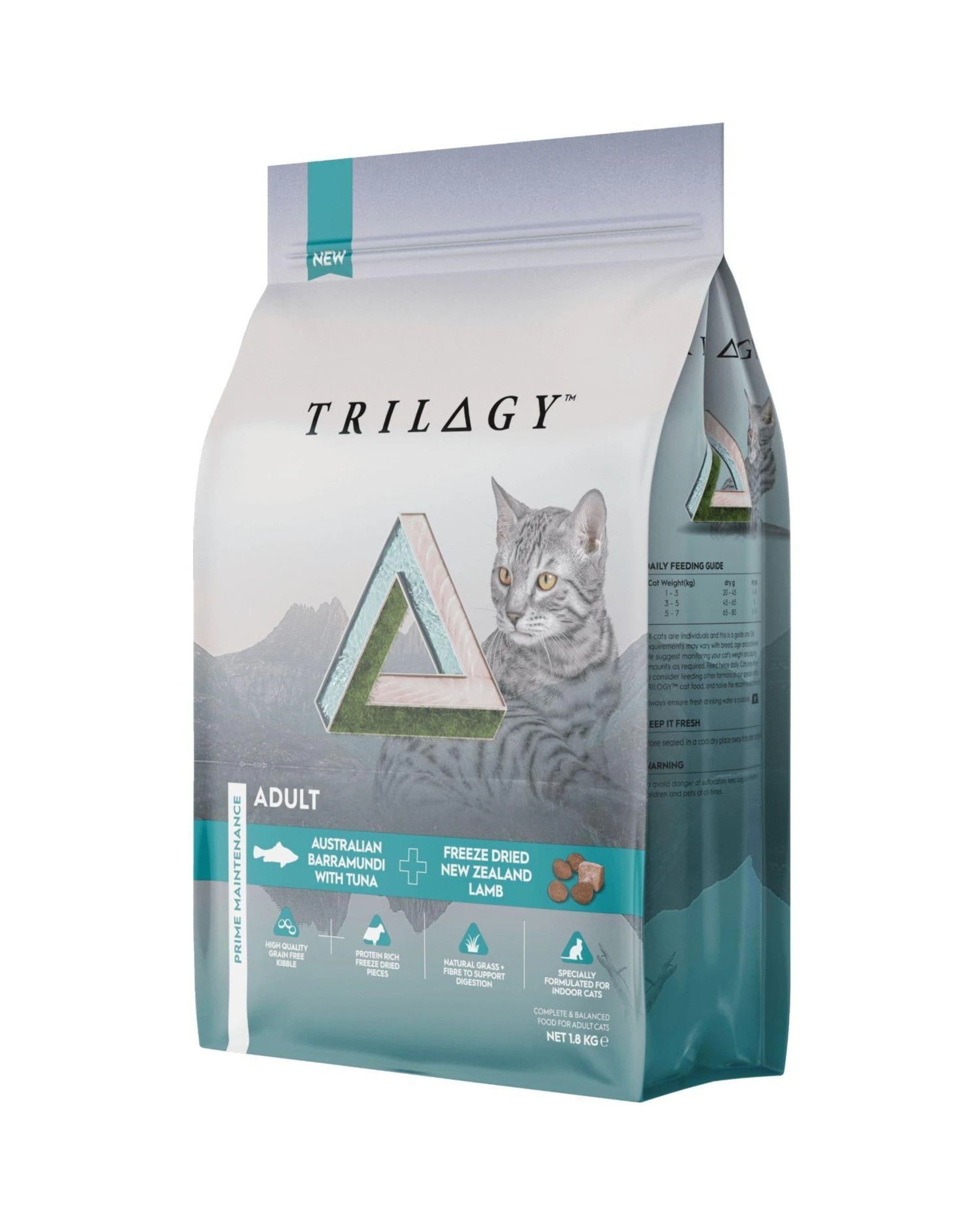 1 Trilogy Barramundi Adult Cat Food 1.8kg, 1 of 1