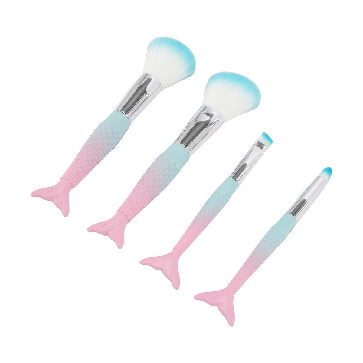 5 OXX Cosmetics 4 Pack Mini Brush Set - Mermaid, 5 of 6