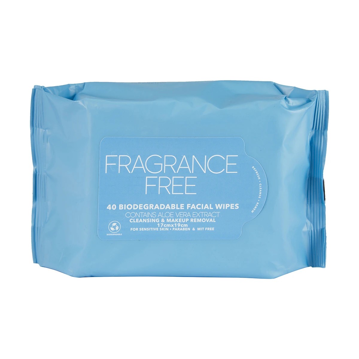 1 40 Pack Cleansing & Makeup Removal Facial Wipes - Fragrance Free, 1 of 4