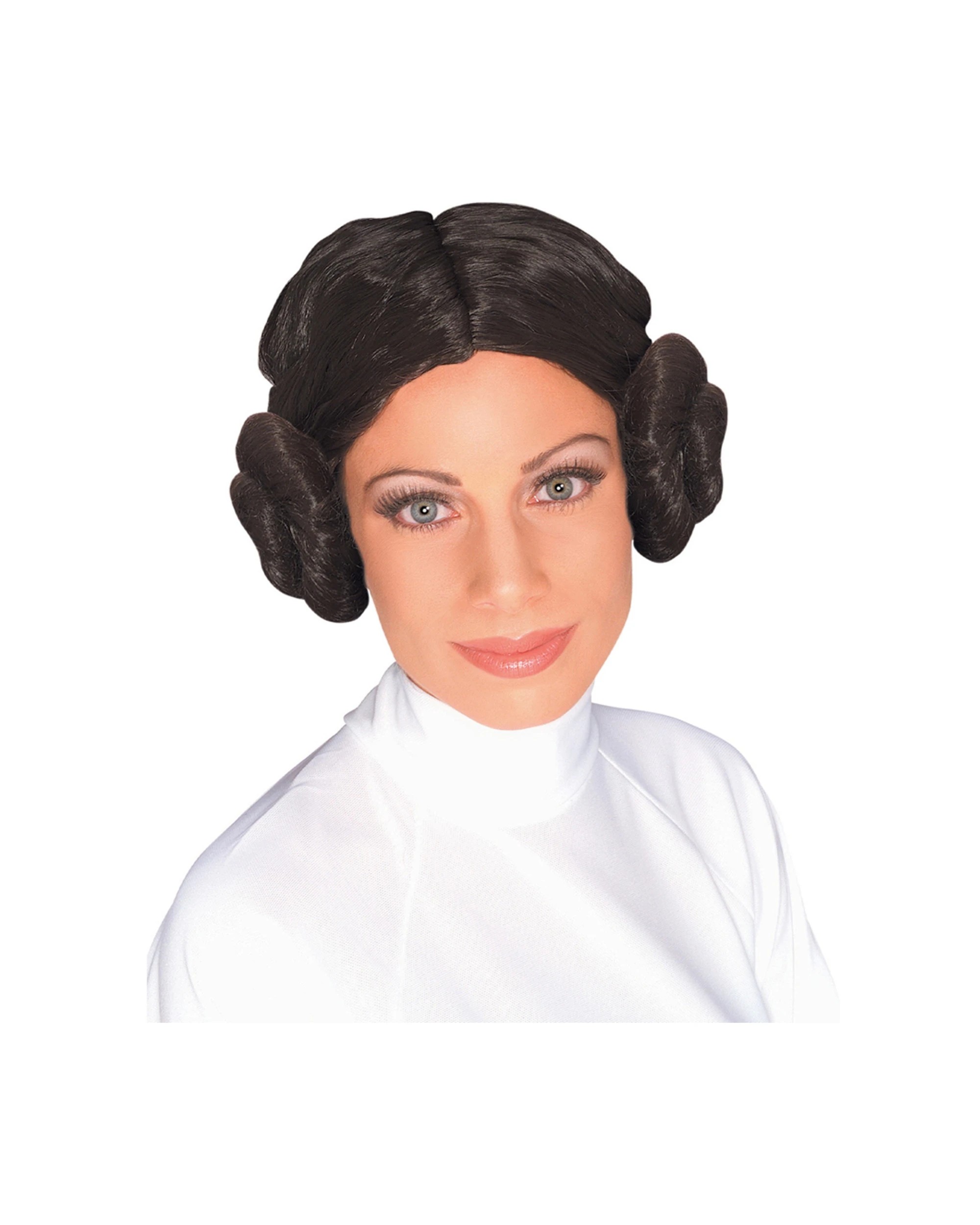 1 Star Wars Princess Leia Wig Costume Accessory Dress Up Adult - Black, 1 of 1