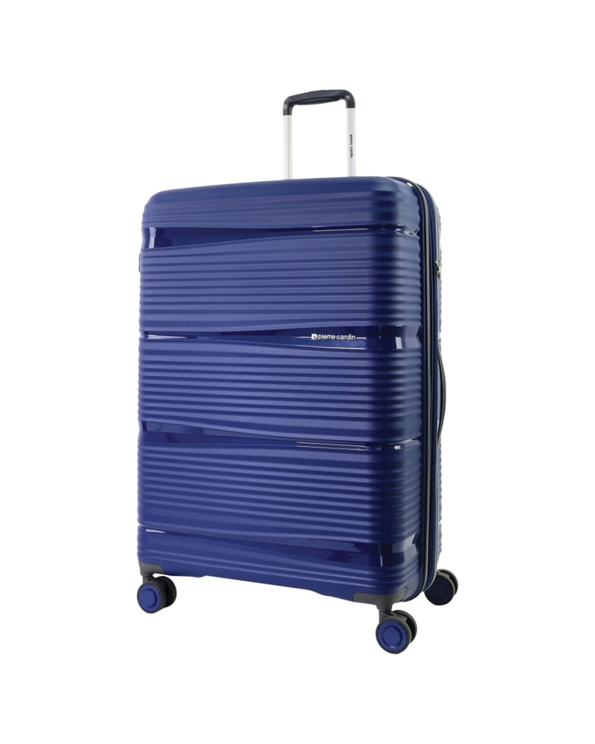 2 Pierre Cardin 2pc Polypropolene (PP) Large & Medium Luggage Suitcase Set Navy - Blue, 2 of 6