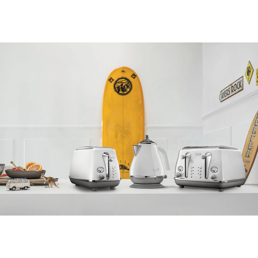 4 DeLonghi Icona Capitals 2 Slice Toaster - Sydney White, 4 of 4