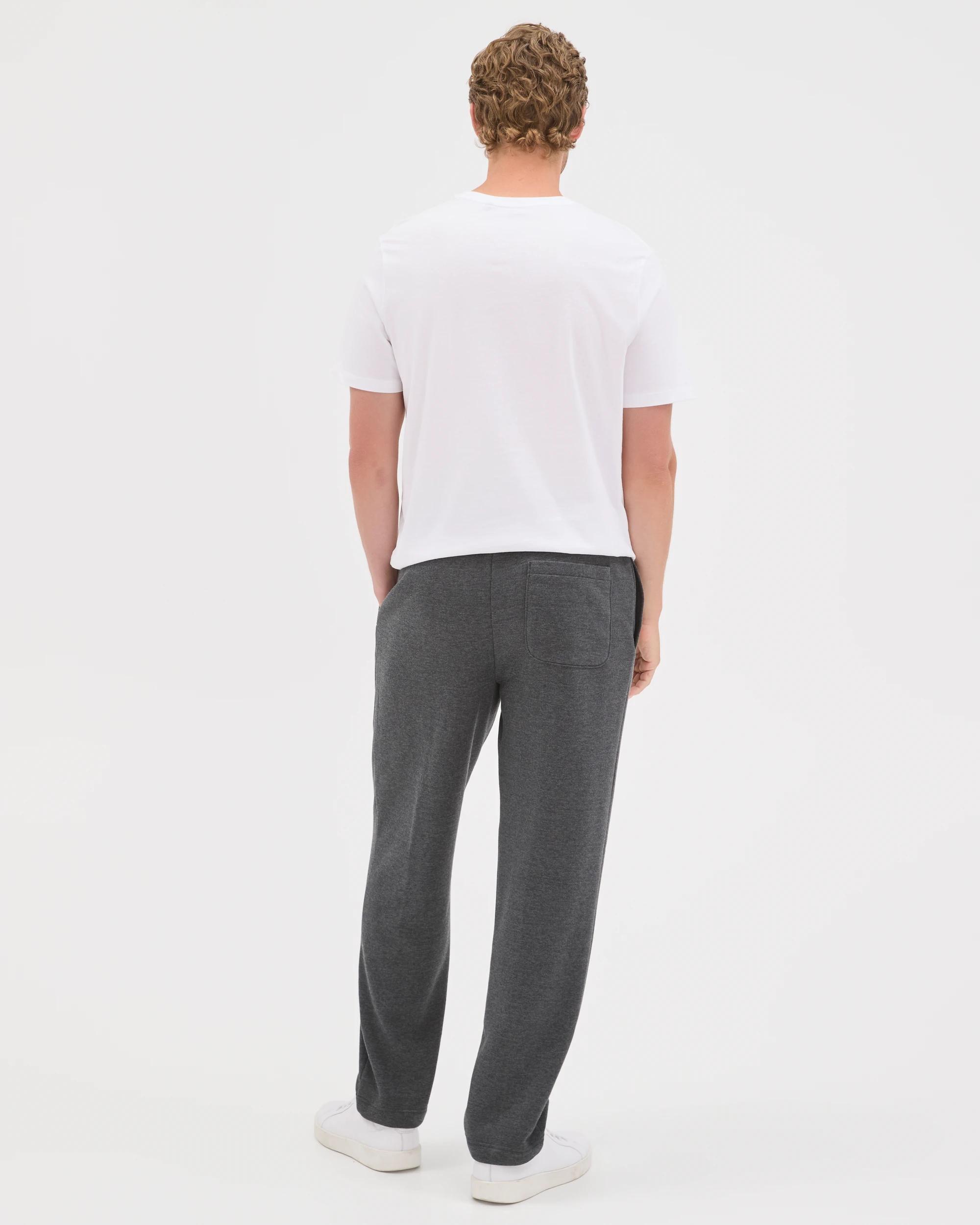 6 Target Man Australian Cotton Blend Uncuffed Trackpants CHARCOAL, 6 of 6