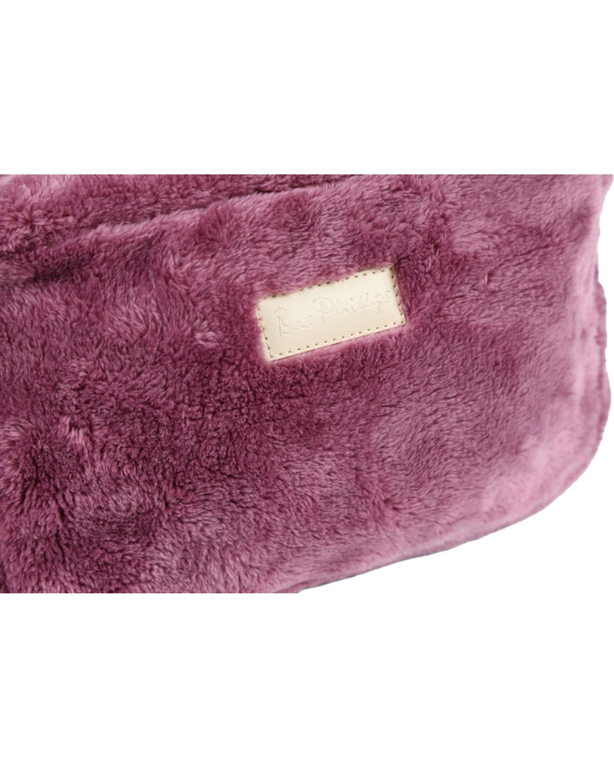 4 Bas Phillips Mink Polyester Cosmetic Makeup Toiletries Bag Wild Berry - Burgundy, 4 of 4