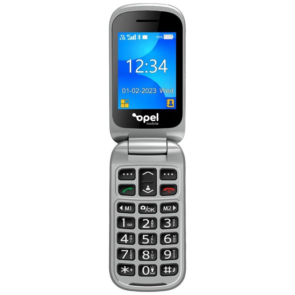 1 Opel Mobile Flip Phone 6 128MB/32GB Black, 1 of 4