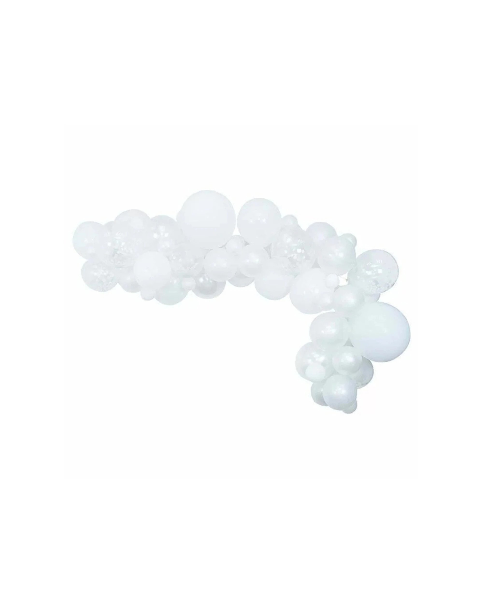 1 Party Maker Balloon Garland Set Event Decoration Glossy - White, 1 of 1