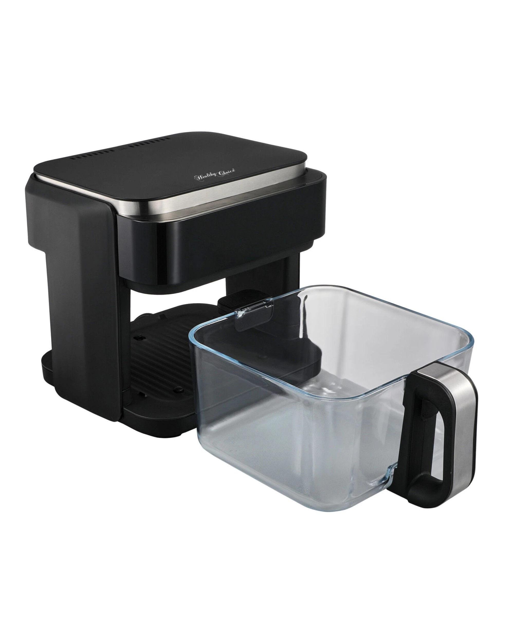 9 Healthy Choice 1200-1400W 6L Touch Controlled Digital Air Fryer with Glass Basket, 9 of 9