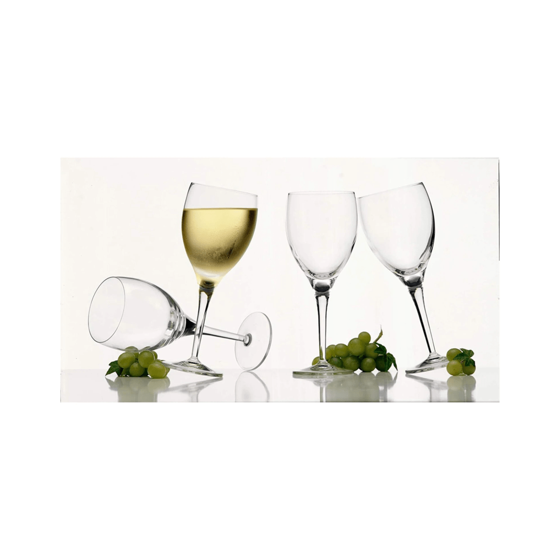 6 4pc Luigi Bormioli Masterpiece Grand Vini 340ml Champagne Glasses Set Clear
 - Clear, 6 of 6