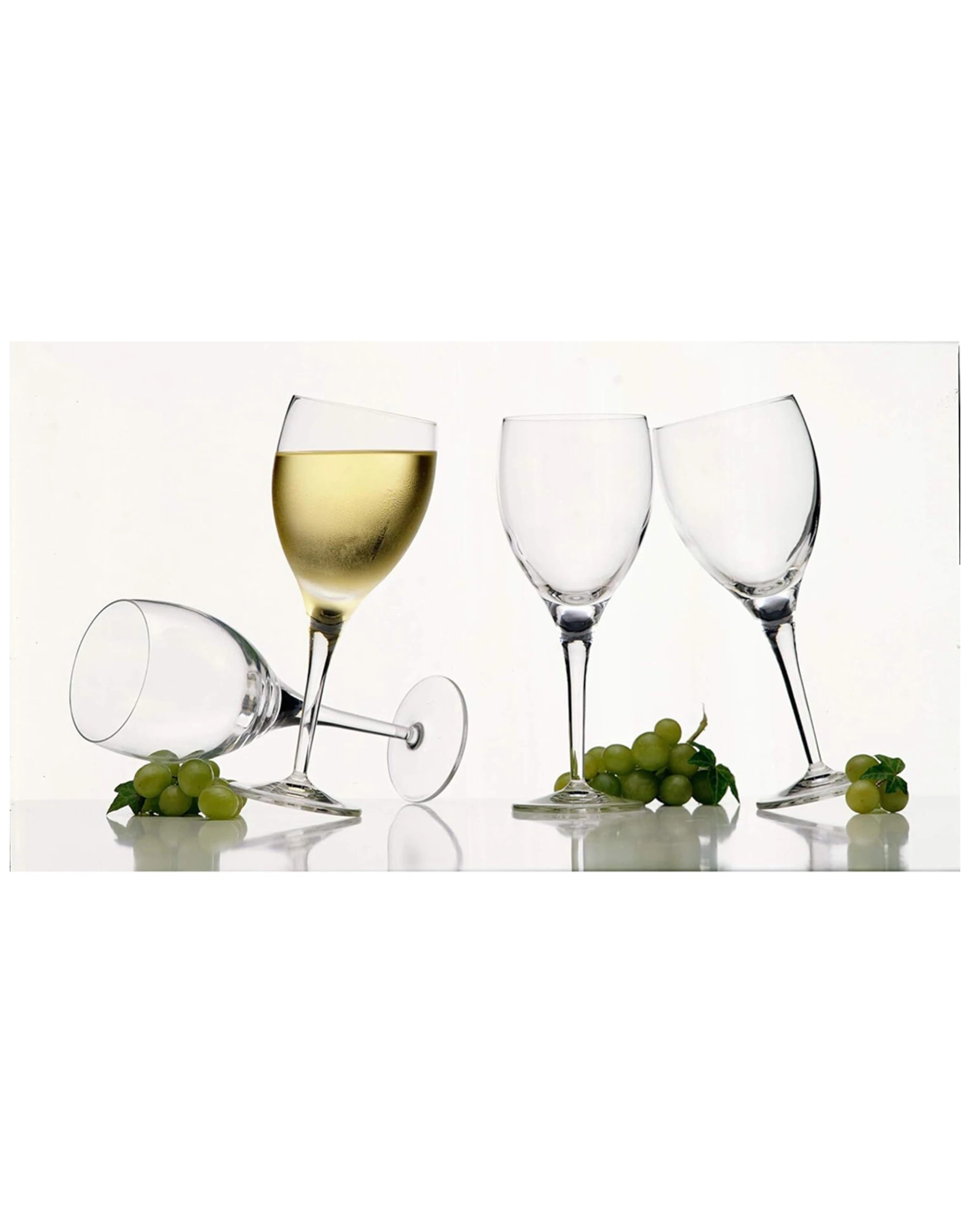 6 4pc Luigi Bormioli Masterpiece Grand Vini 340ml Champagne Glasses Set Clear
 - Clear, 6 of 6