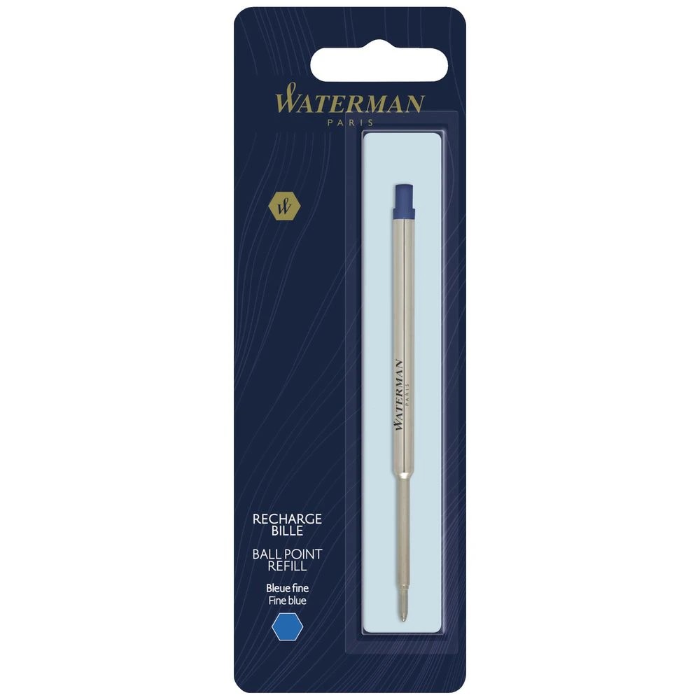 3 Waterman Ballpoint Pen Fine Refill Blue, 3 of 3