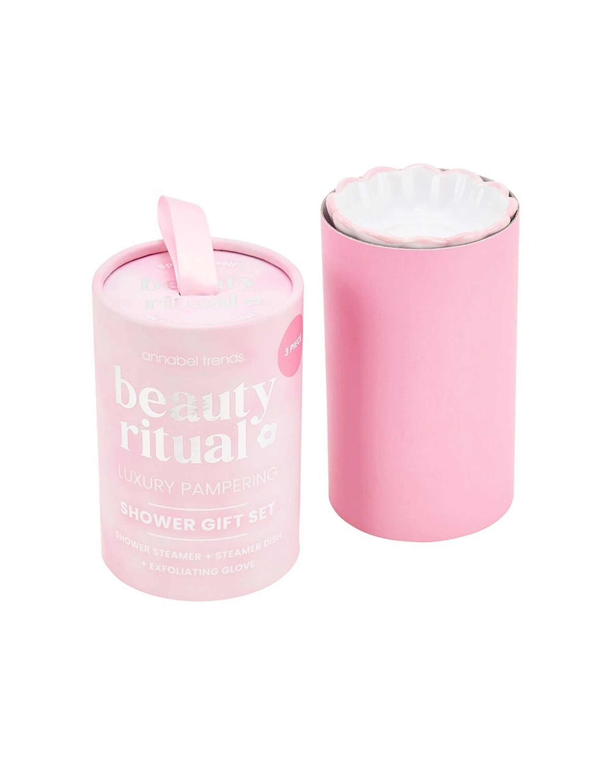 7 Annabel Trends Beauty Ritual Shower Bath Gift Set Dusty - Pink, 7 of 7