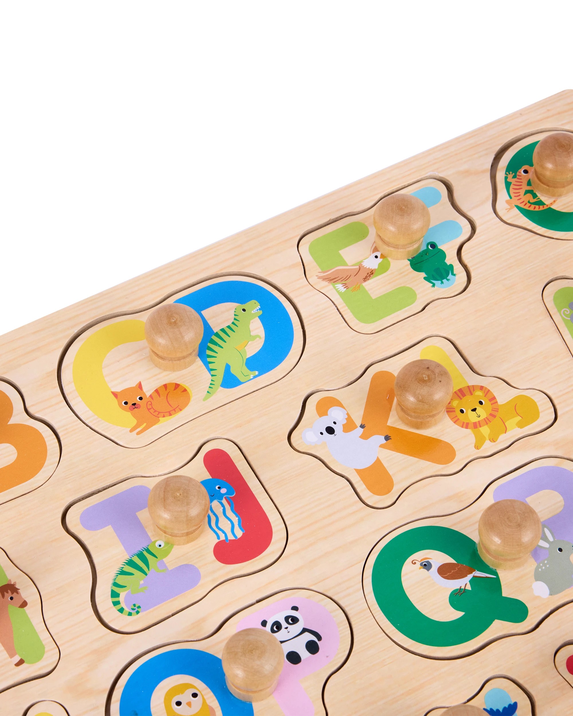 5 Wooden Alphabet Peg Puzzle, 5 of 6