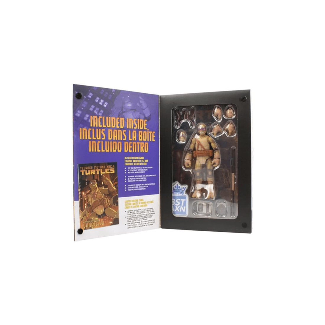 5 Teenage Mutant Ninja Turtles Comics Donatello Bst Axn Figure Comic Bundle - Purple, 5 of 5