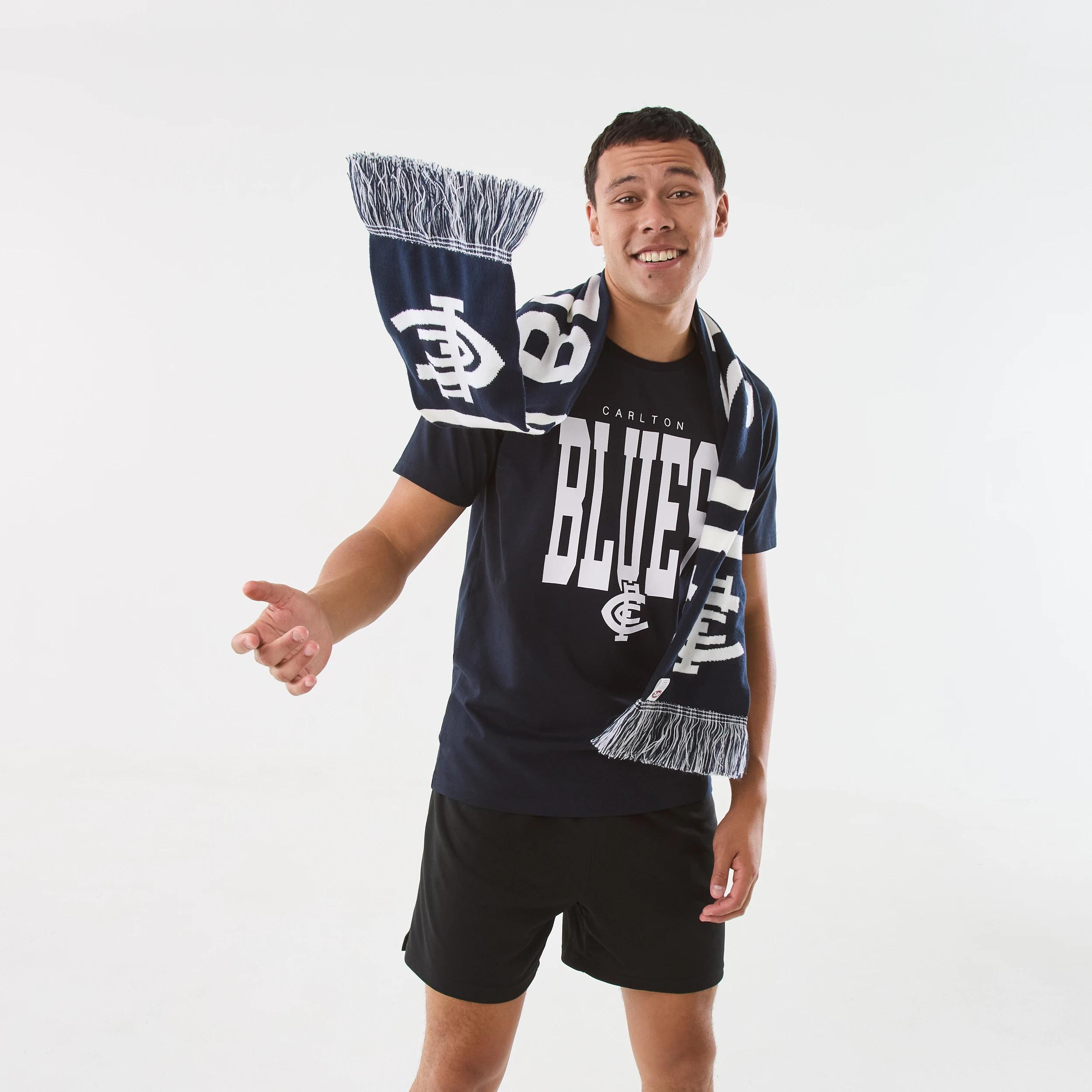 4 Official AFL Adult Scarf Carlton, 4 of 4
