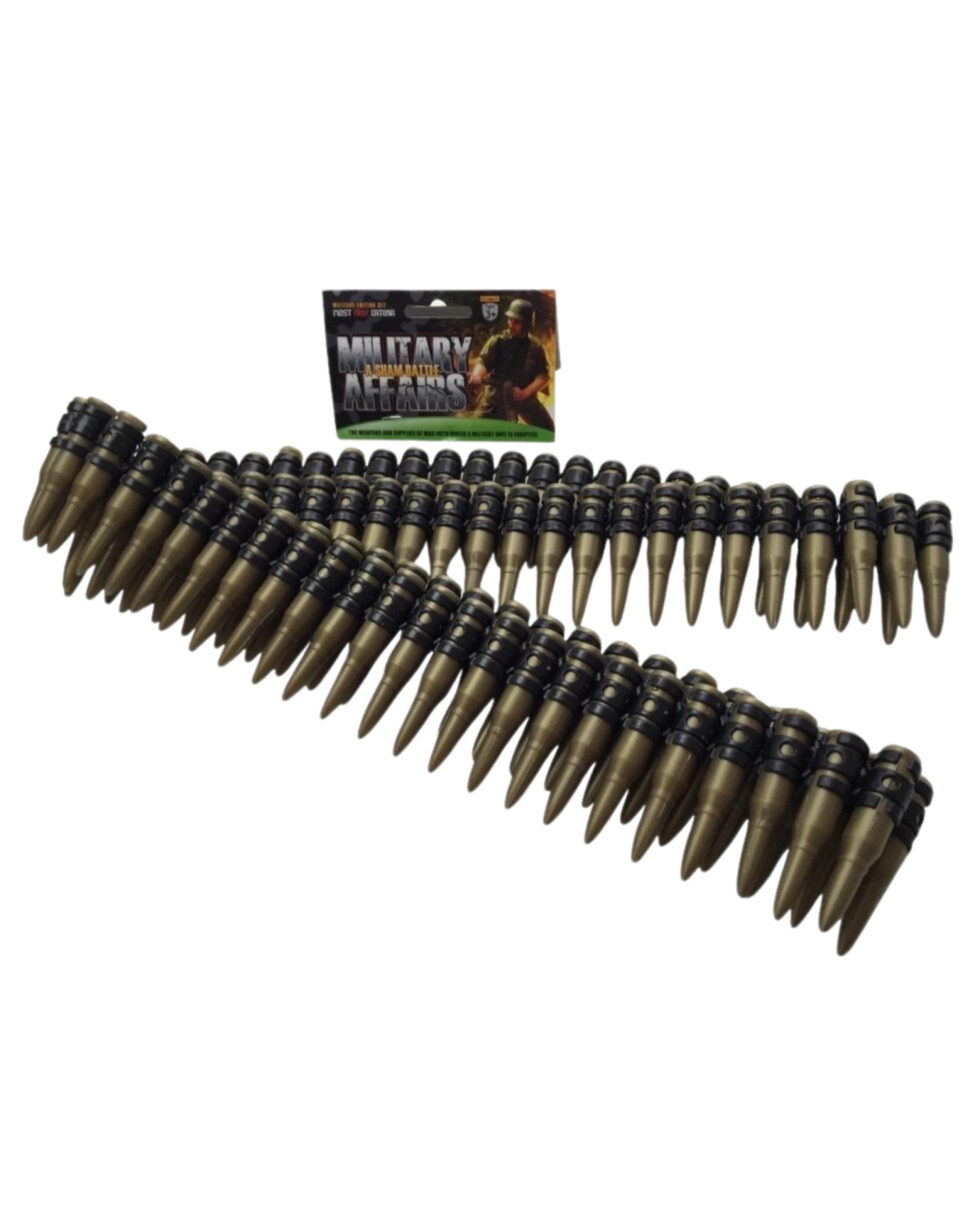 1 BR Costumes Plastic Bandolier Costume Accessory for Commando or Soldier Theme Parties, 1 of 6