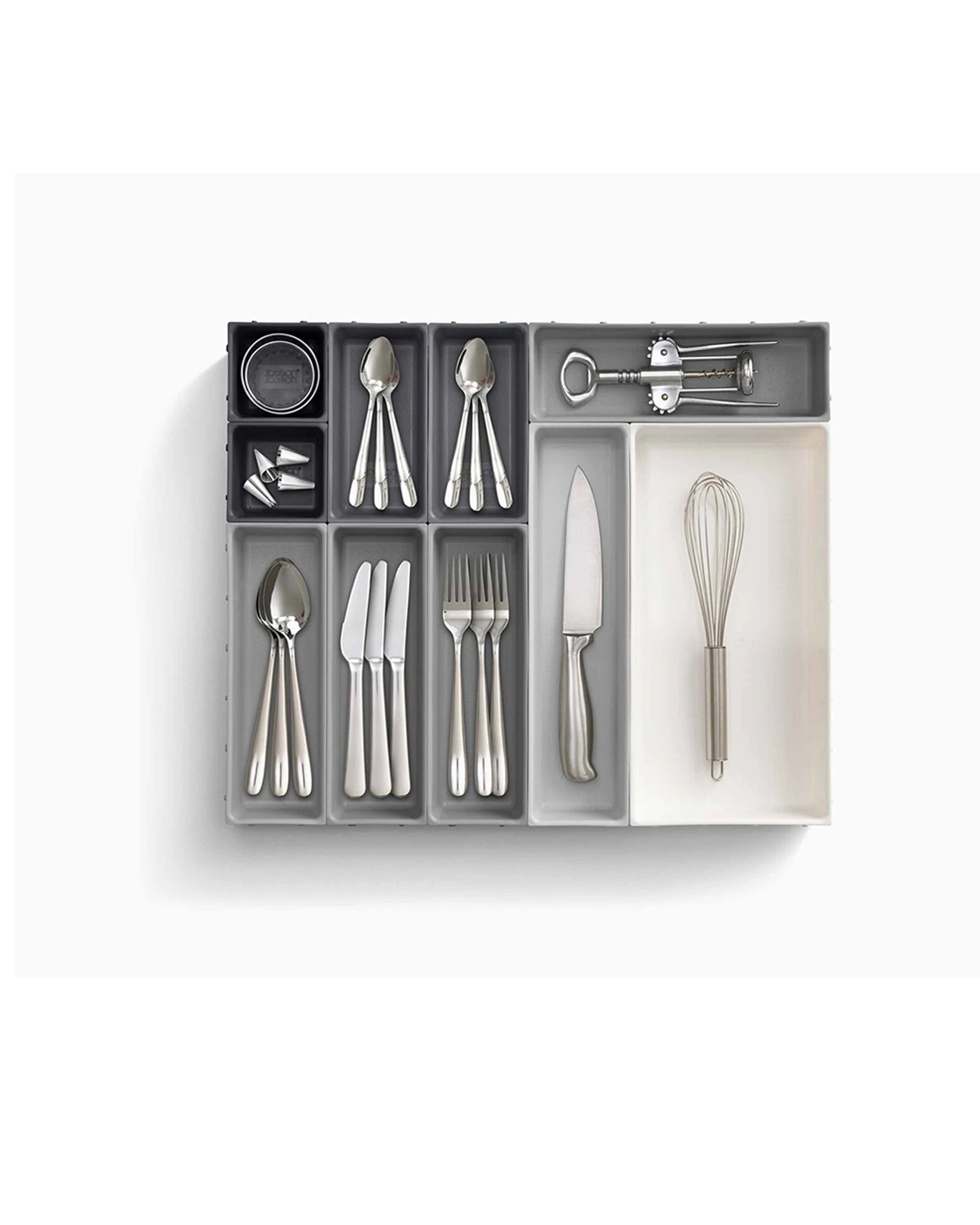 6 Joseph Joseph Blox 10pc Modular Drawer Spoon Fork Utensil Organiser Set - Multi, 6 of 6