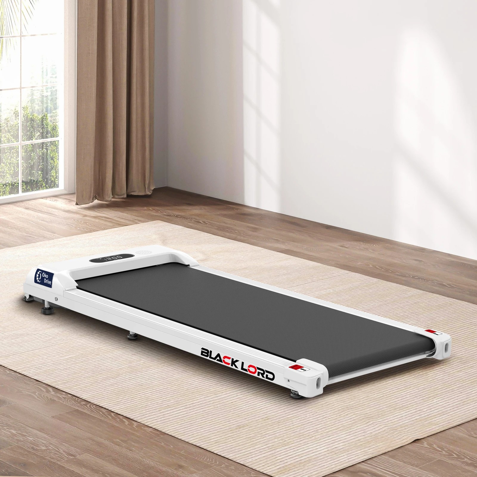 2 Black Lord Treadmill Walking Pad 38cm Belt - White, 2 of 9