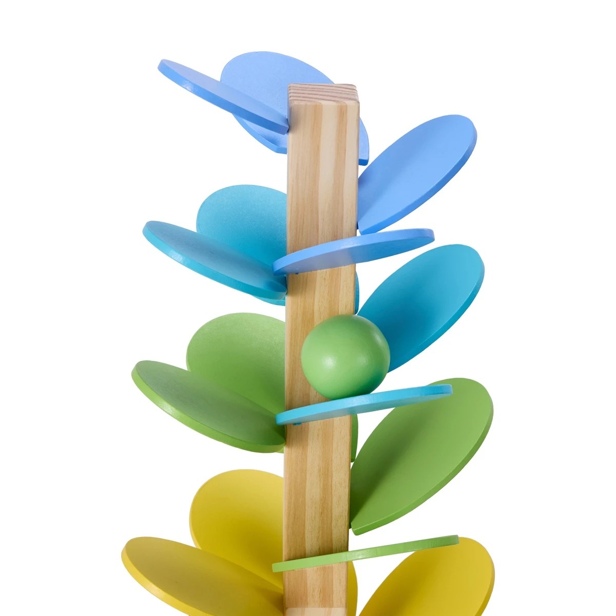 3 Wooden Play Rainbow Leaf Tower, 3 of 6