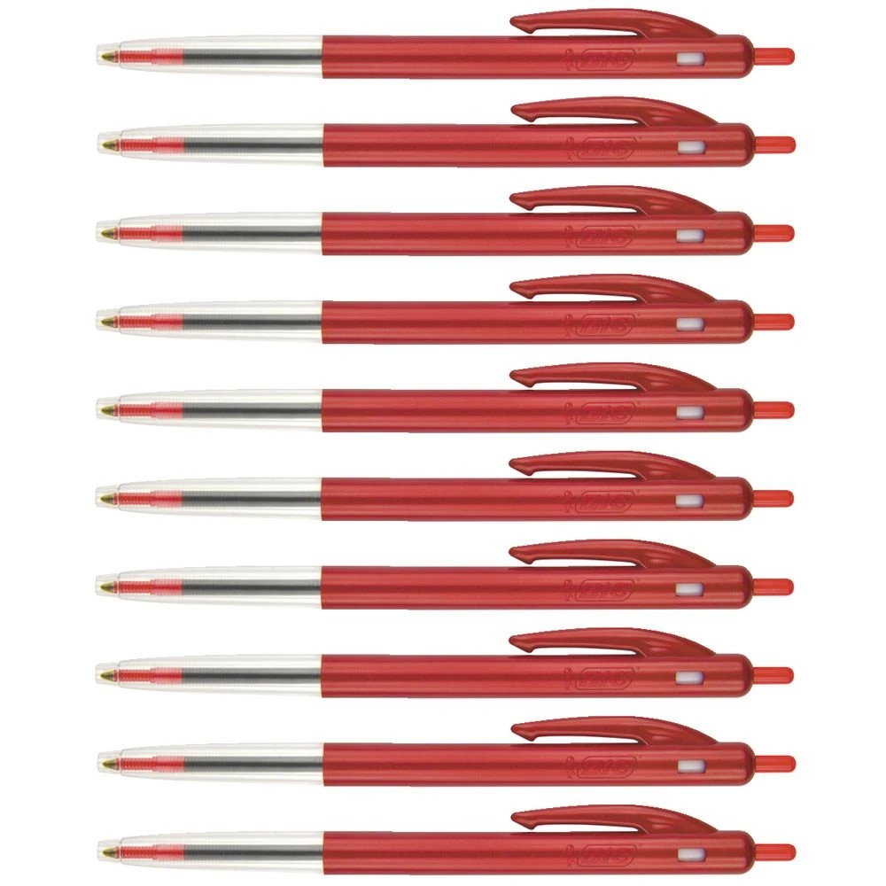 6 BIC Clic Retractable Ballpoint Pens Red 10 Pack, 6 of 7