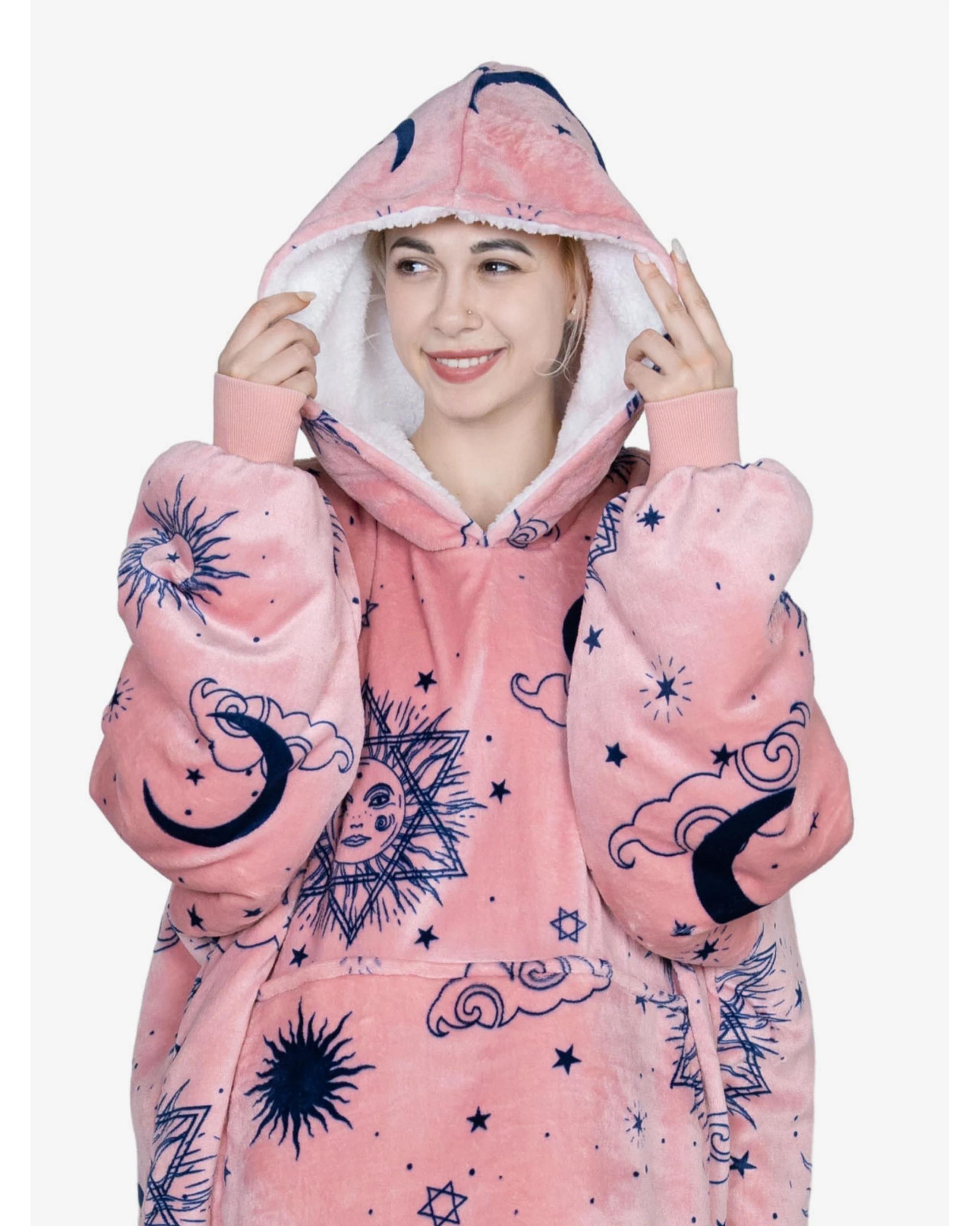 5 Advwin Winter Wearable Blanket Hoodie Adult Yoga Avocado Sweatshirt CARROLL, 5 of 5