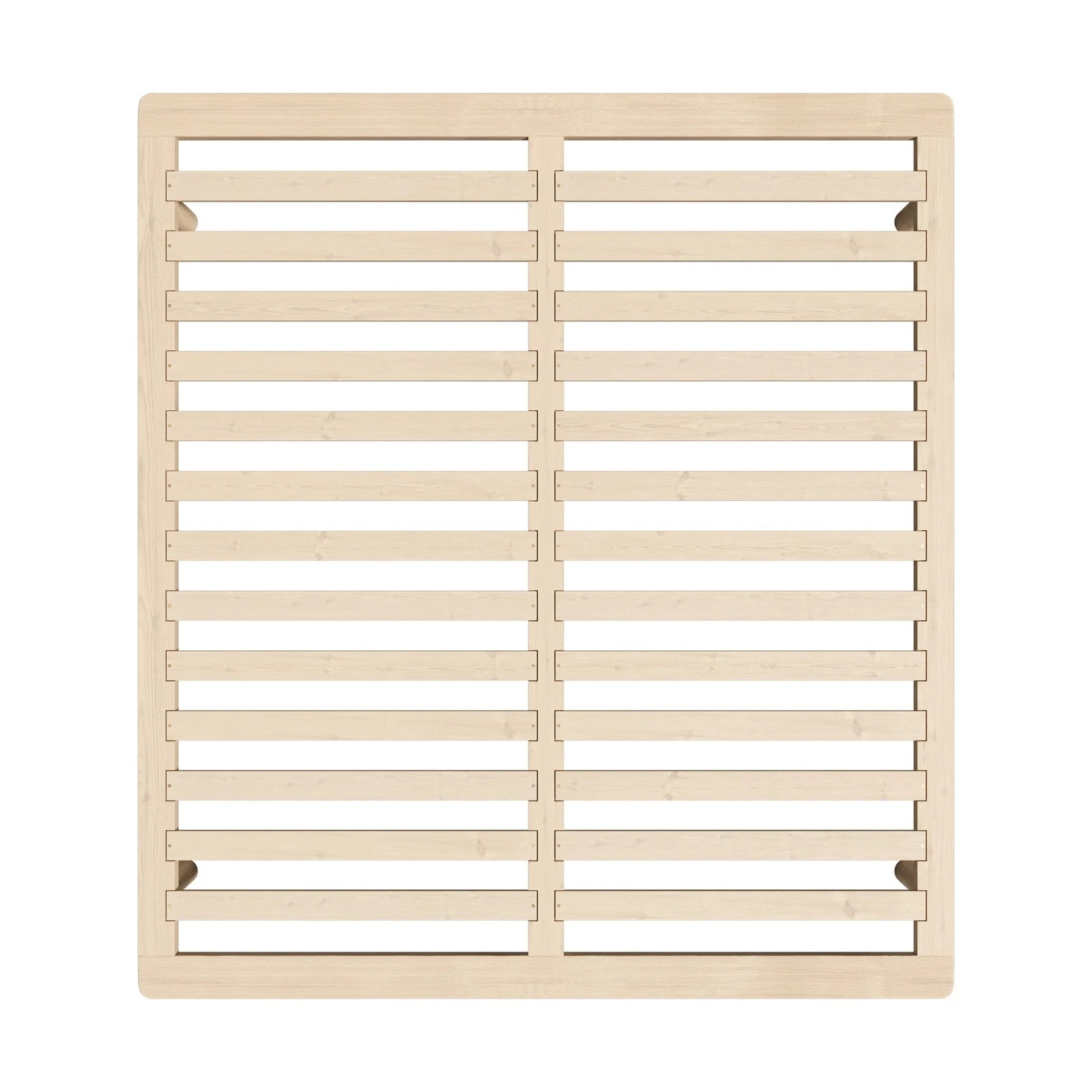 9 Oikiture Bed Frame King Size Wooden Bed Base Platform Timber
 - Natural, 9 of 10