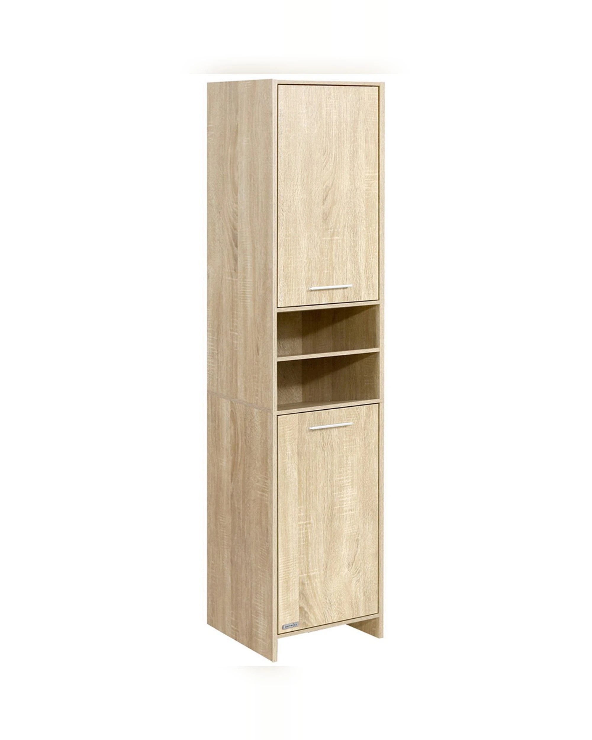 1 Artiss Bathroom Cabinet Storage 185cm
 - Brown, 1 of 3