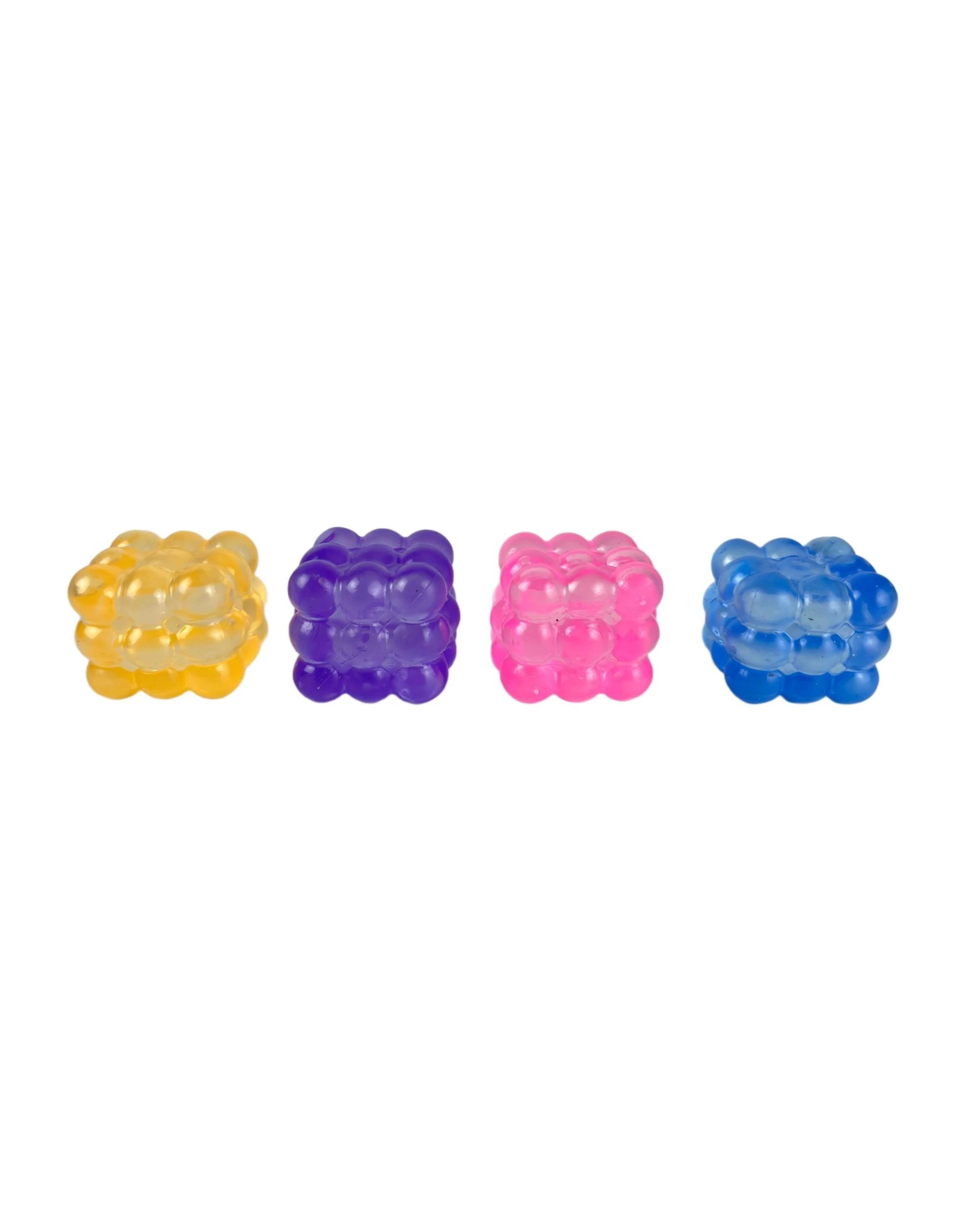 3 Squishy Bubble Cube Assorted, 3 of 3
