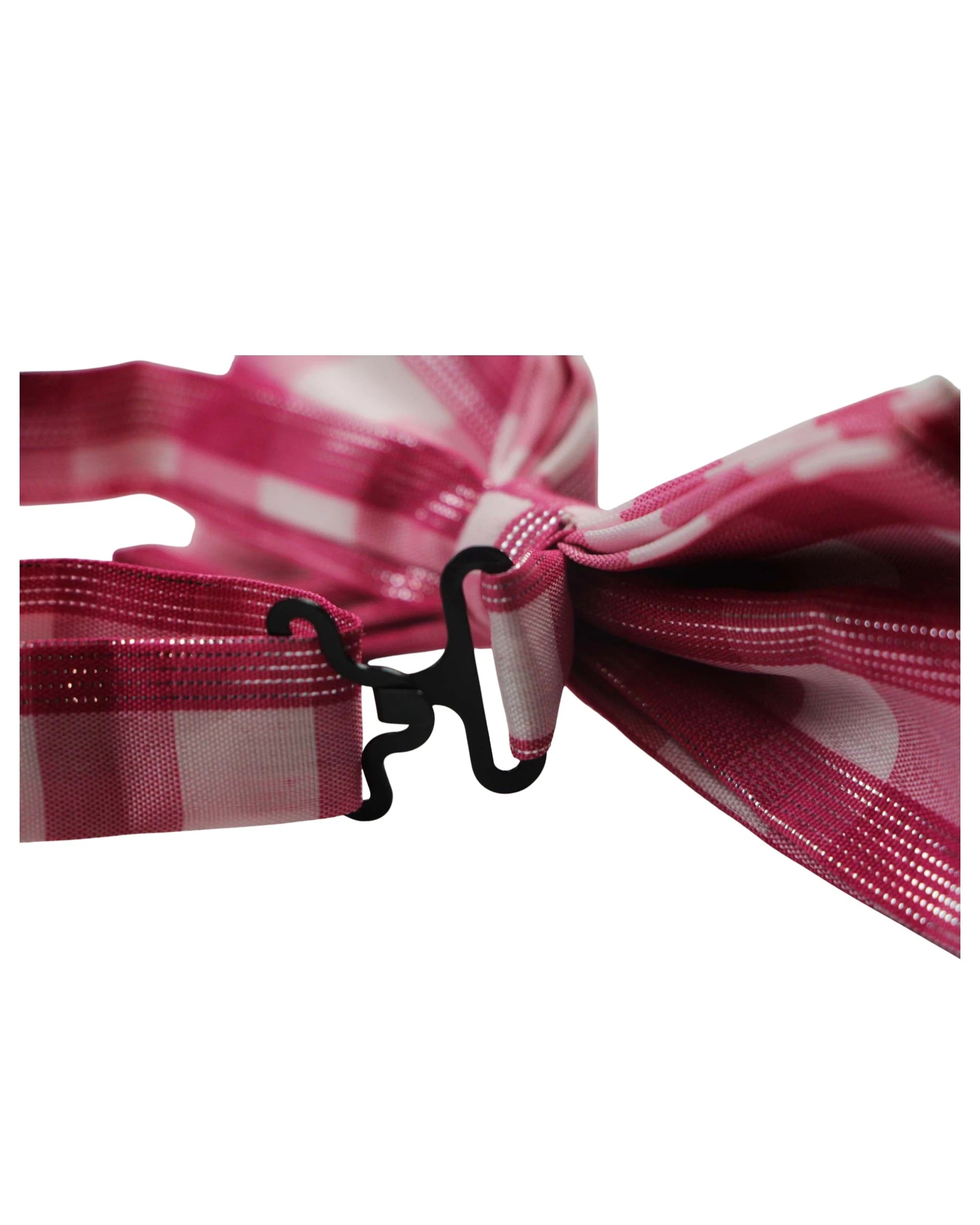 2 Zasel Mens Pink & White Cotton Bow Tie - Multi, 2 of 5