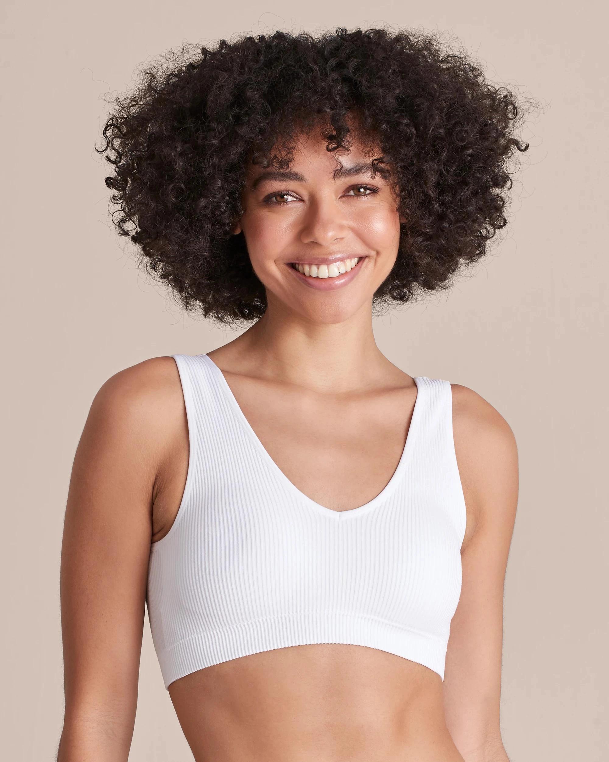 1 Rib Plunge Crop Top - Lily Loves WHITE, 1 of 10