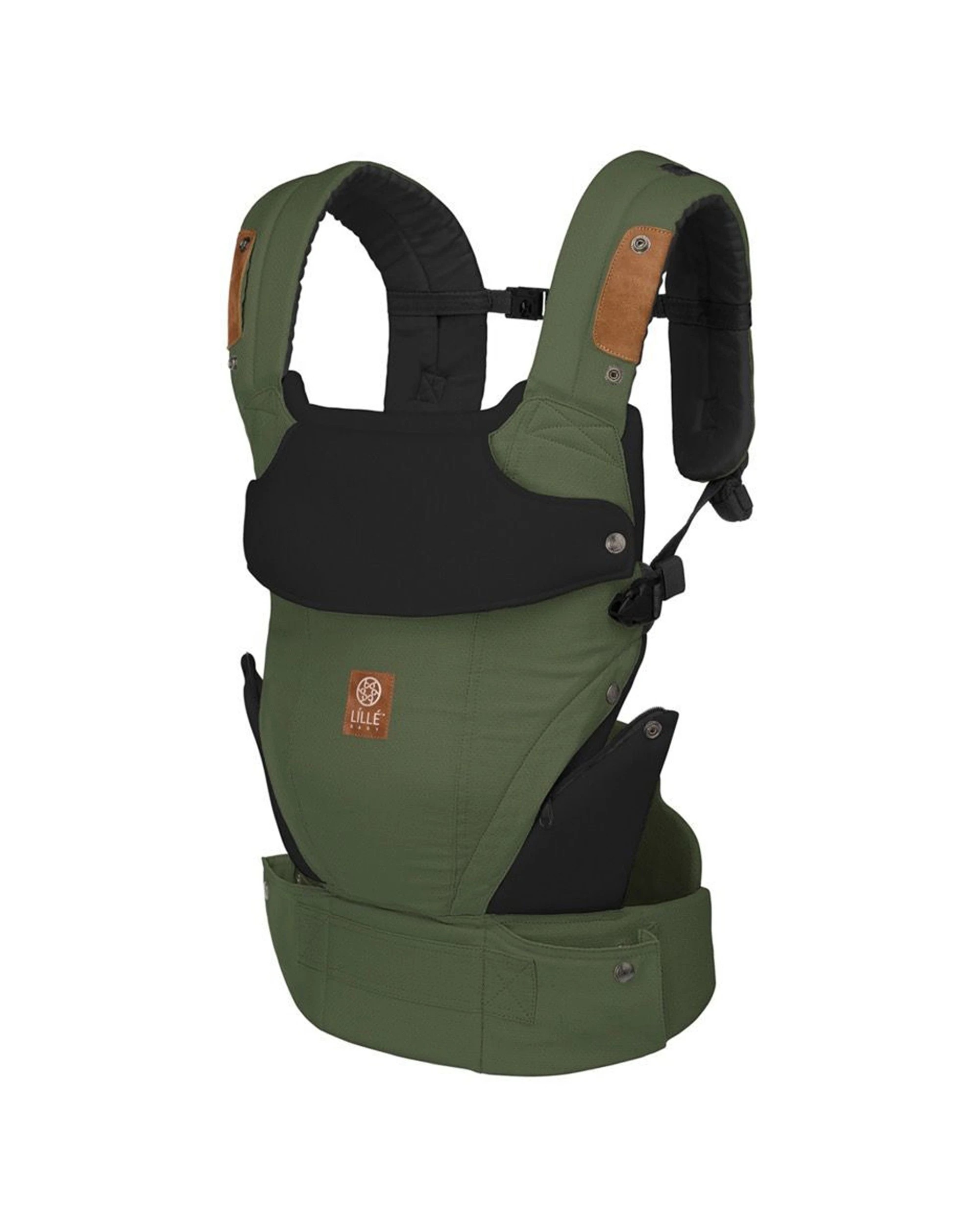 2 Lillebaby Baby Newborn Toddler Elevate Carrier Breathable Olive - Green, 2 of 3