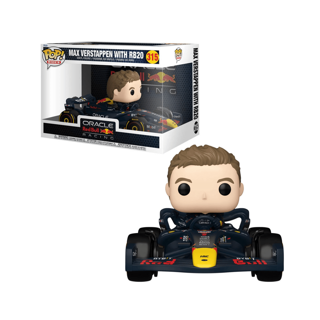 1 Funko Formula 1 Max Verstappen with RB20 POP! Rides Funko POP! Vinyl, 1 of 3