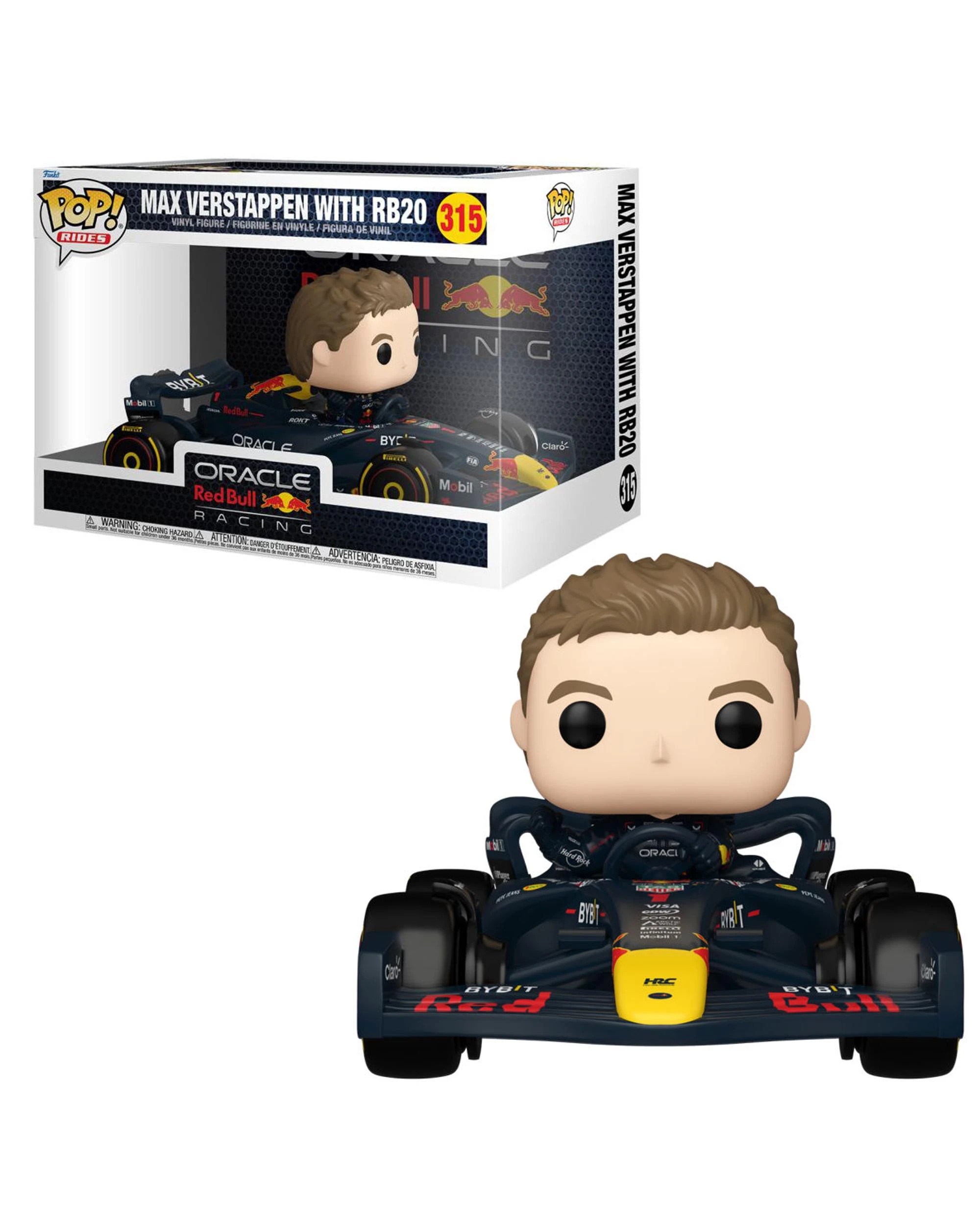1 Formula 1 Max Verstappen with RB20 POP! Rides Funko POP! Vinyl, 1 of 3