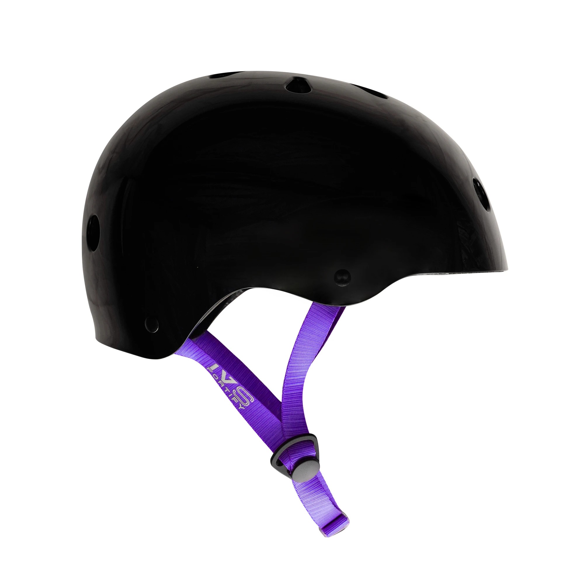 2 IVS Skate Helmet - Large, Black and Purple, 2 of 7