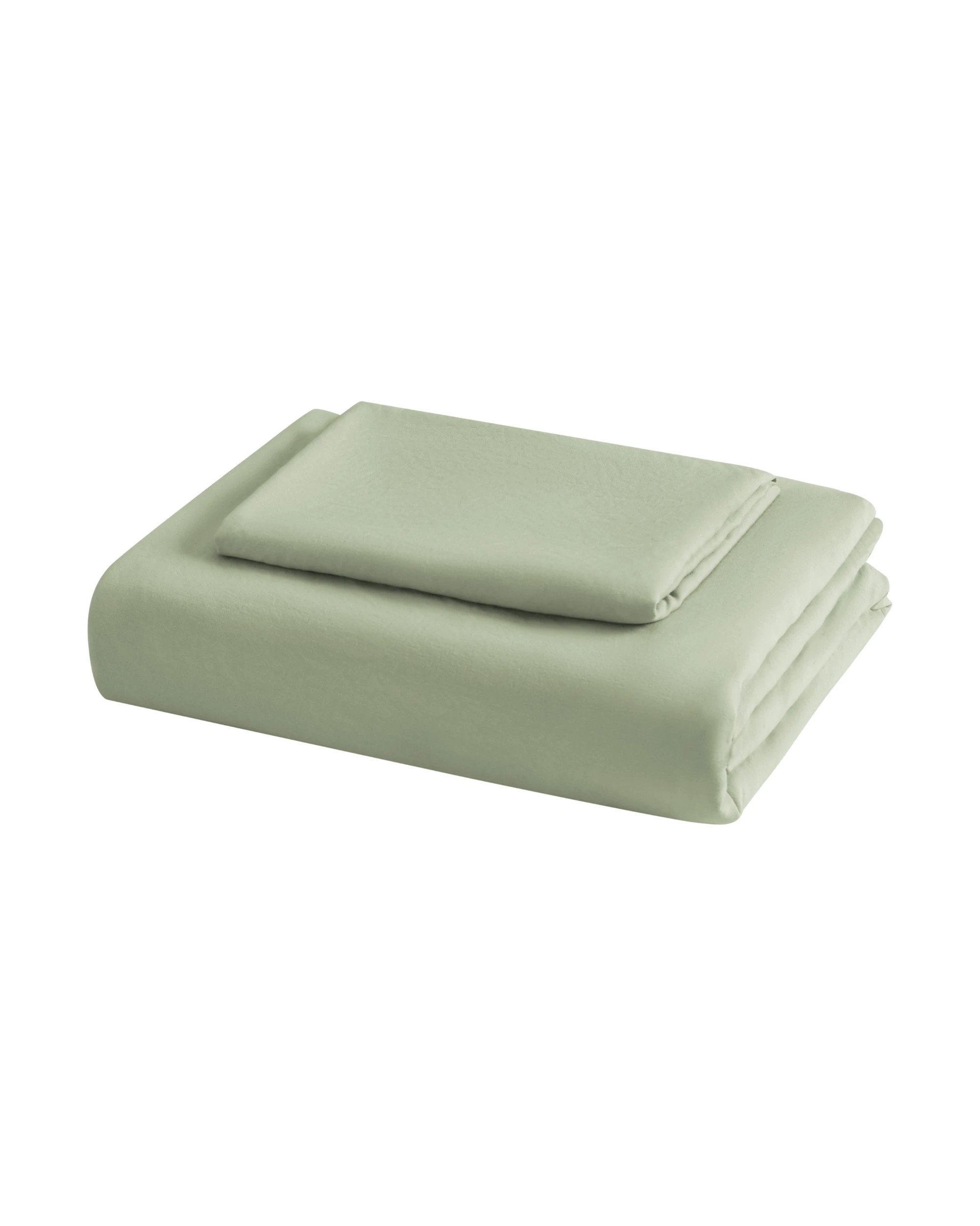 7 Dreamaker Superfine Washed Microfibre Quilt Cover Set - King Single Bed - Green, 7 of 7